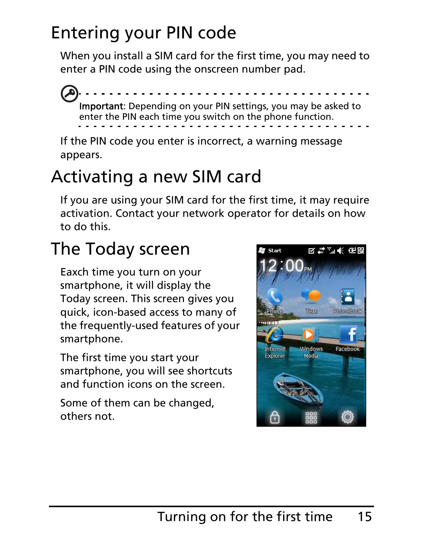Acer E100 User Manual Manual pdf 15 page image