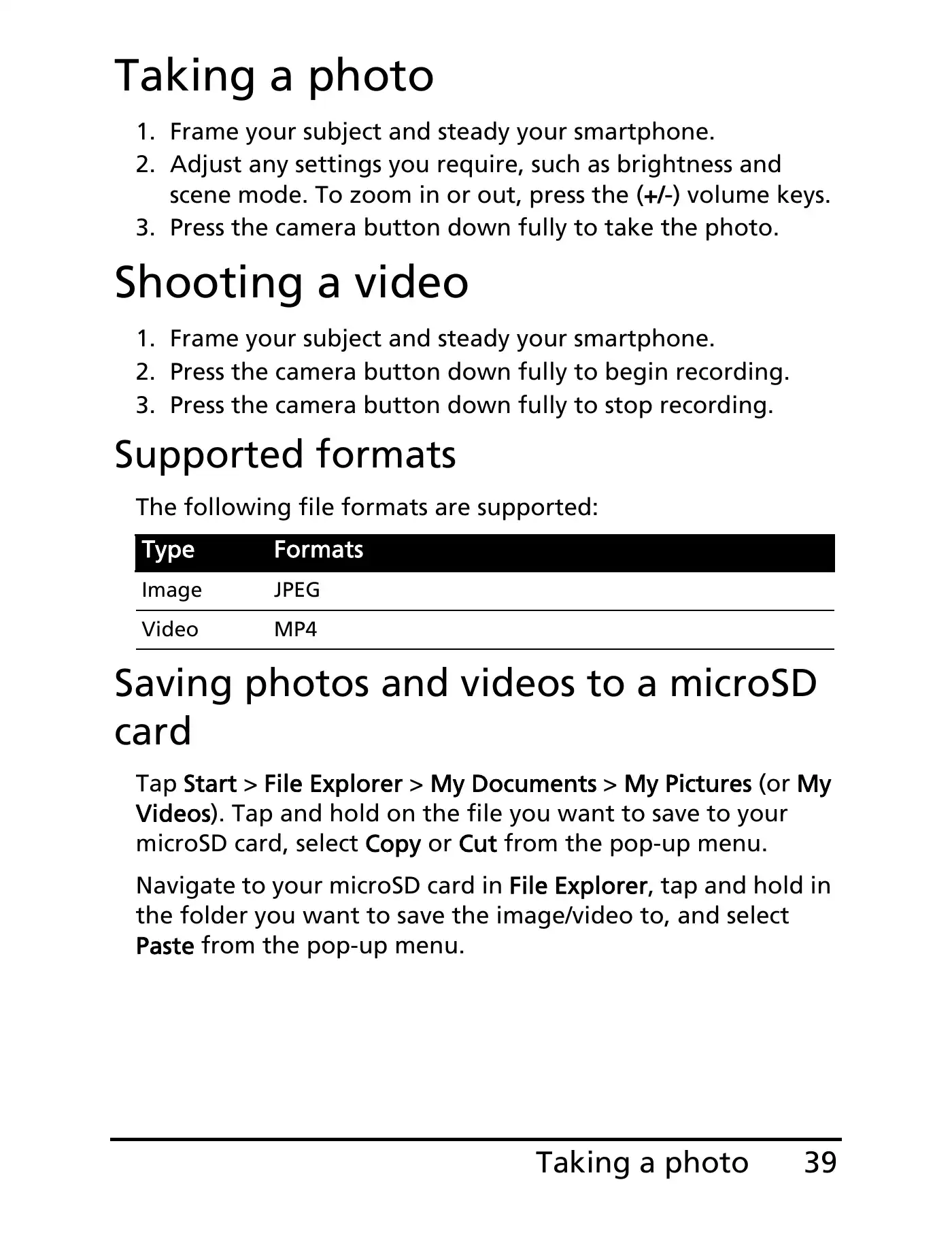 Acer E100 User Manual Manual pdf 39 page image