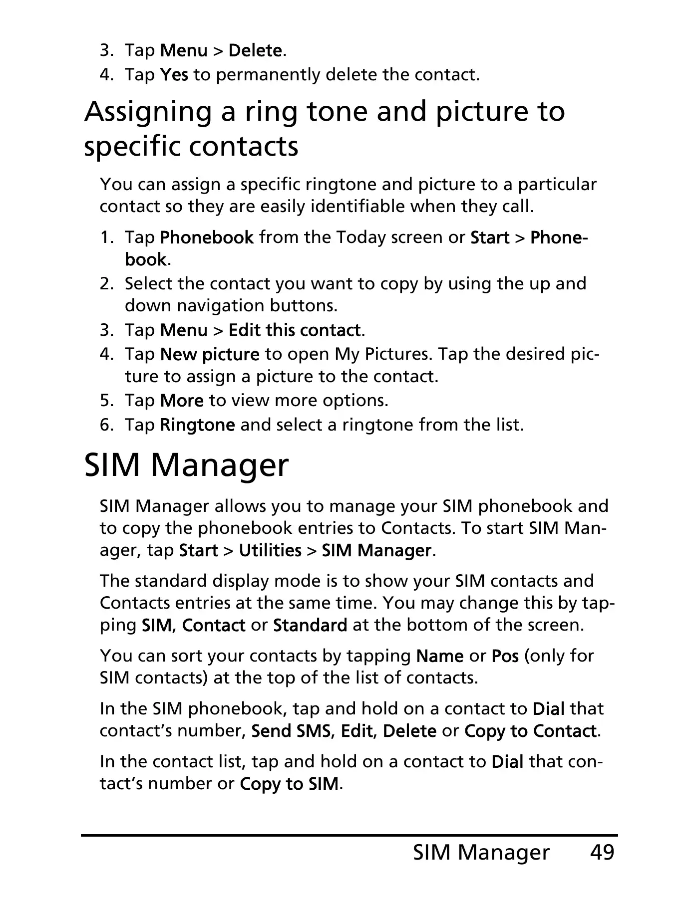Acer E100 User Manual Manual pdf 49 page image