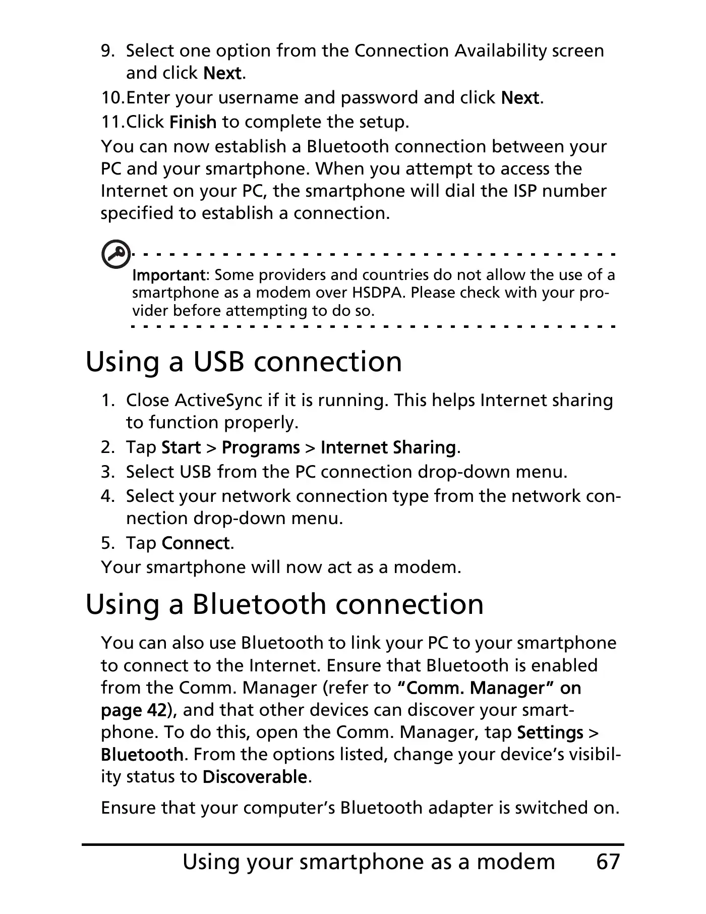 Acer E100 User Manual Manual pdf 67 page image
