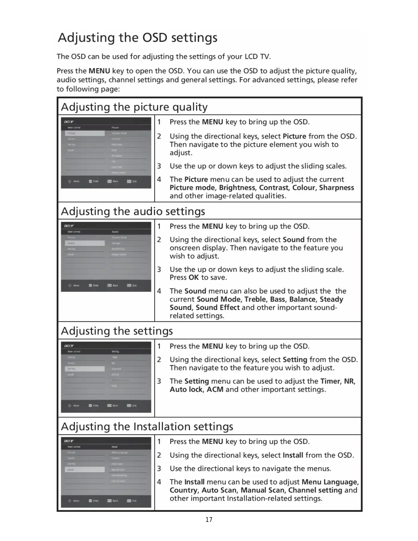Acer AT2230 Service Manual Manual pdf 17 page image