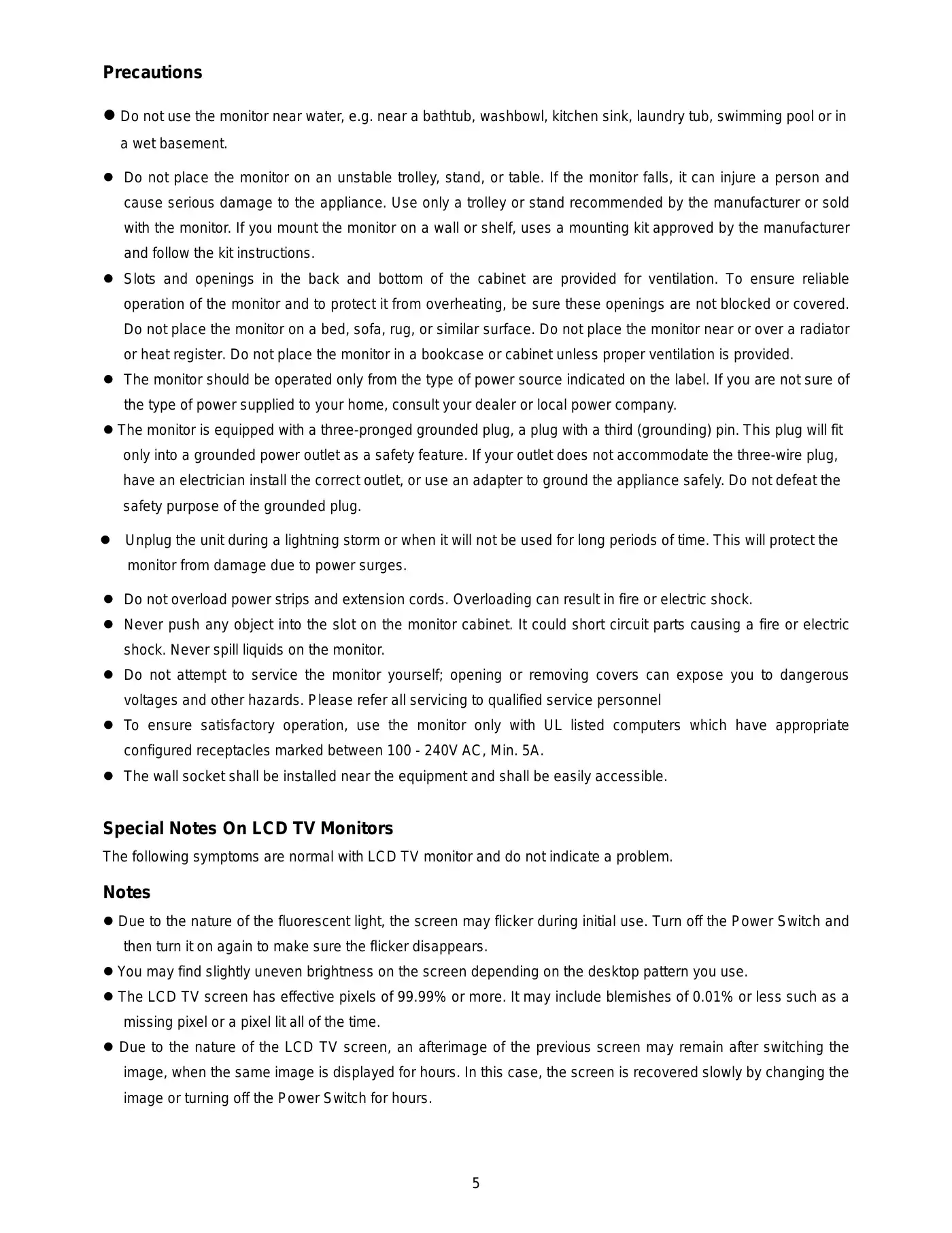 Acer AT2230 Service Manual Manual pdf 5 page image