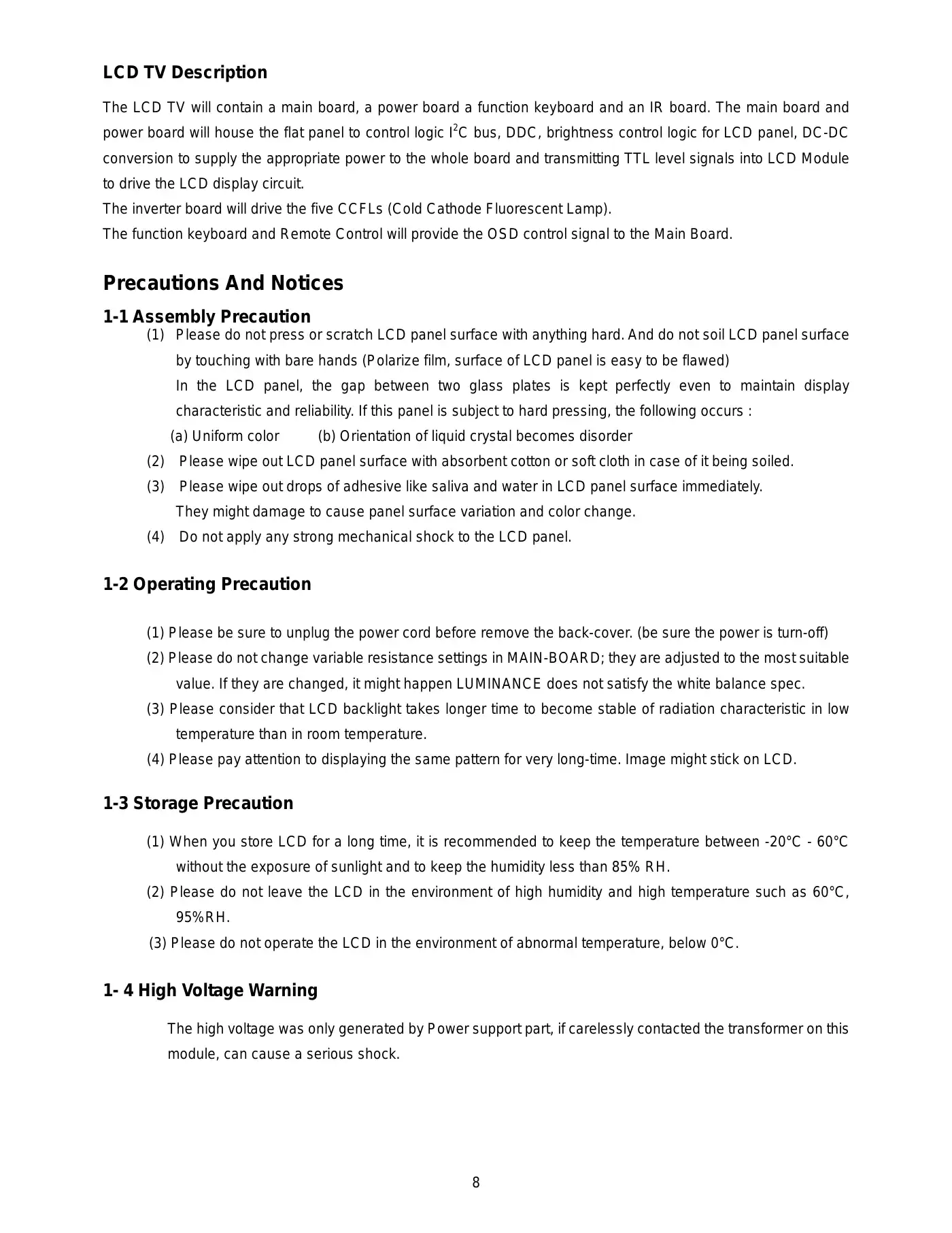 Acer AT2230 Service Manual Manual pdf 8 page image