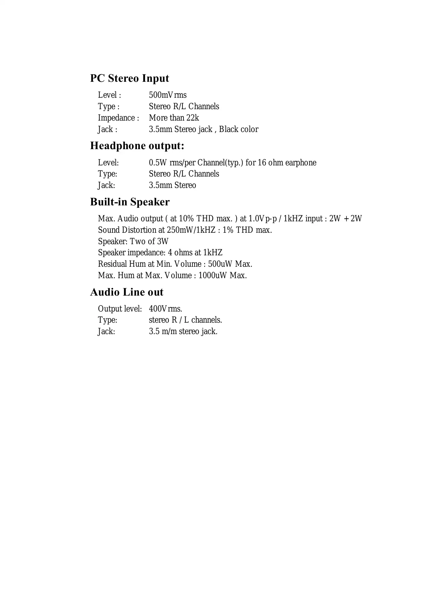 Acer AT2001 Service Manual Manual pdf 18 page image
