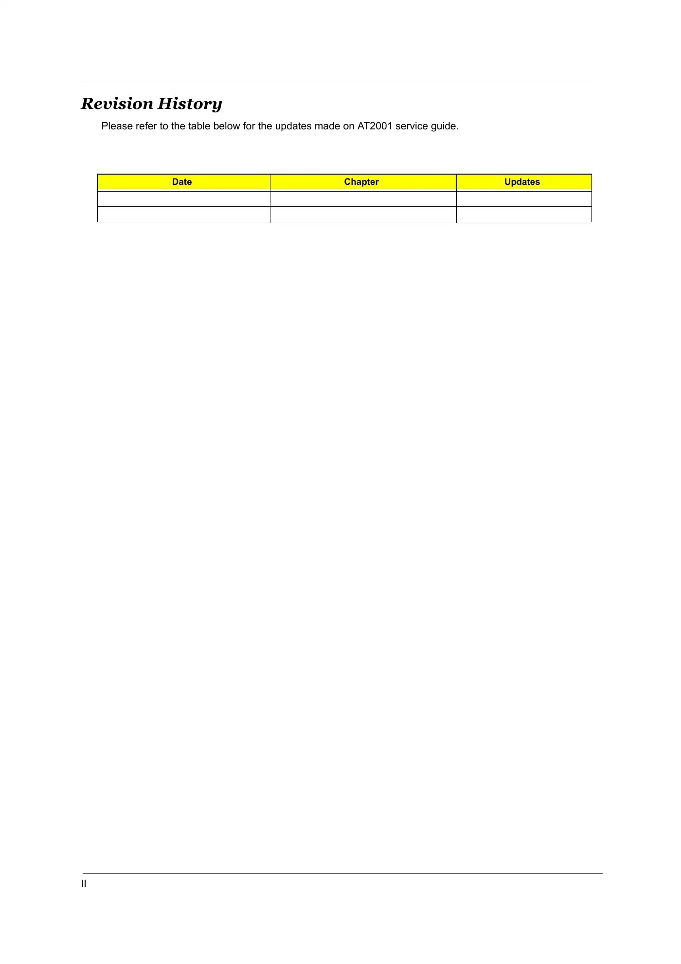 Acer AT2001 Service Manual Manual pdf 2 page image
