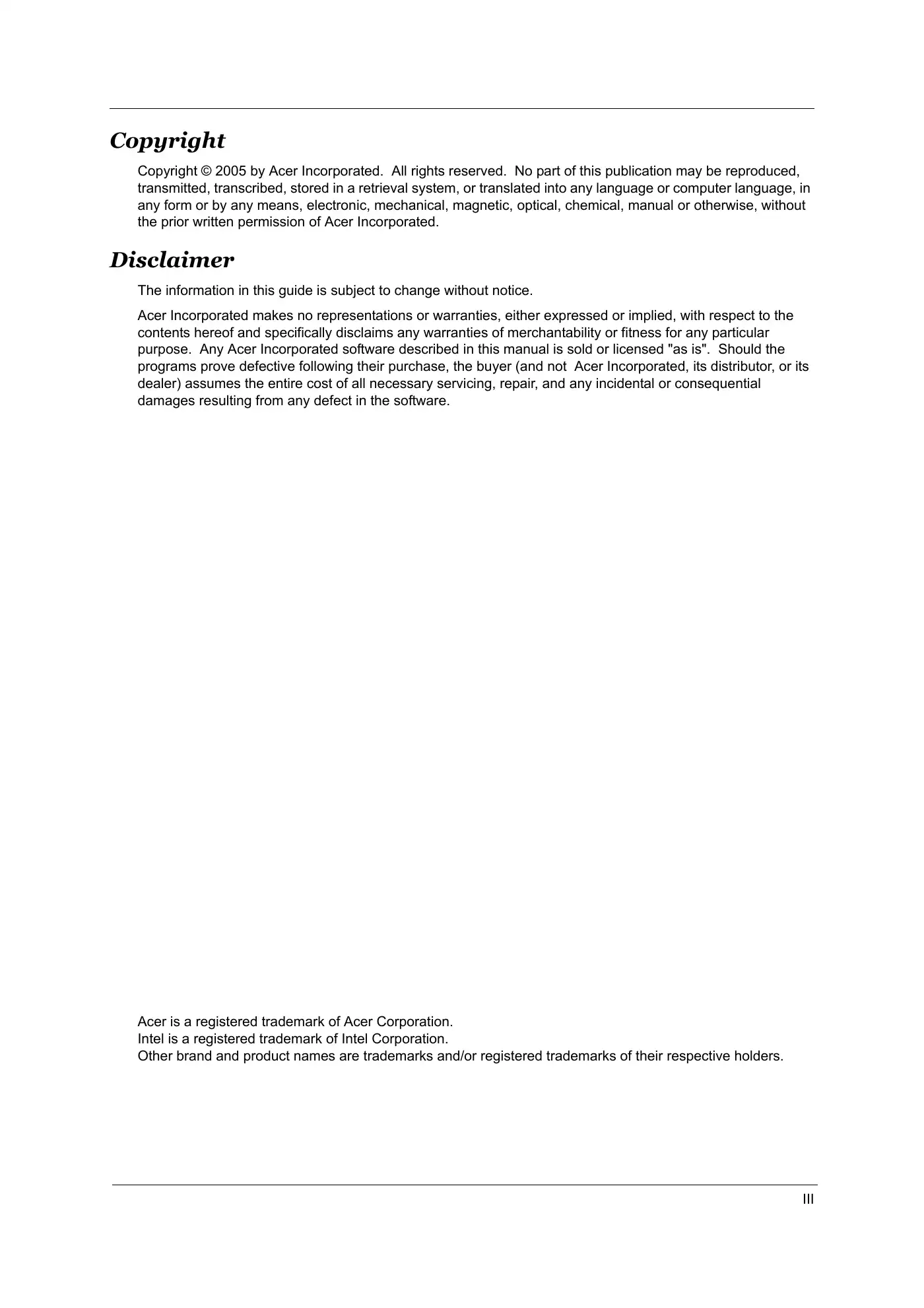 Acer AT2001 Service Manual Manual pdf 3 page image