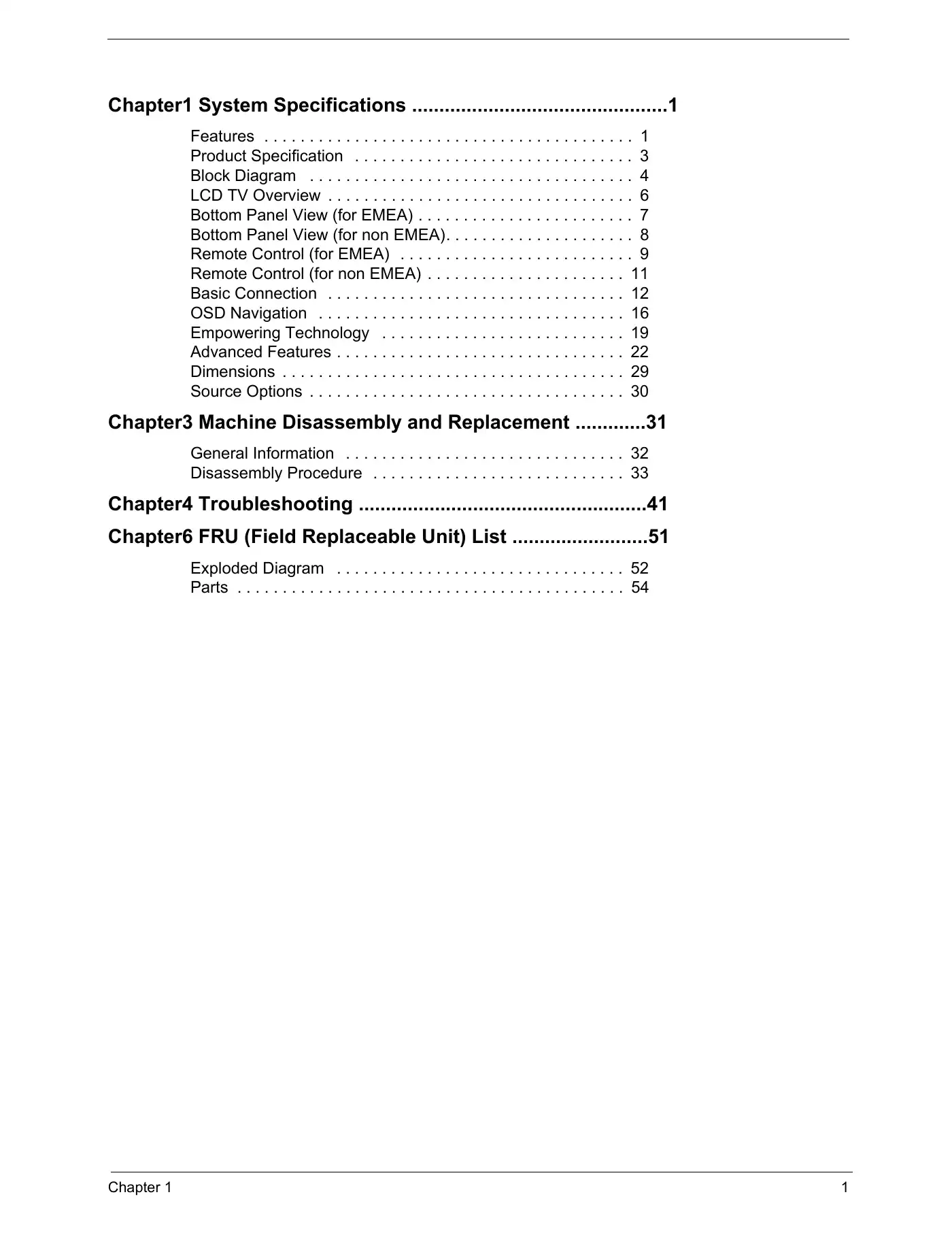 Acer AT2703 Service Manual Manual pdf 6 page image