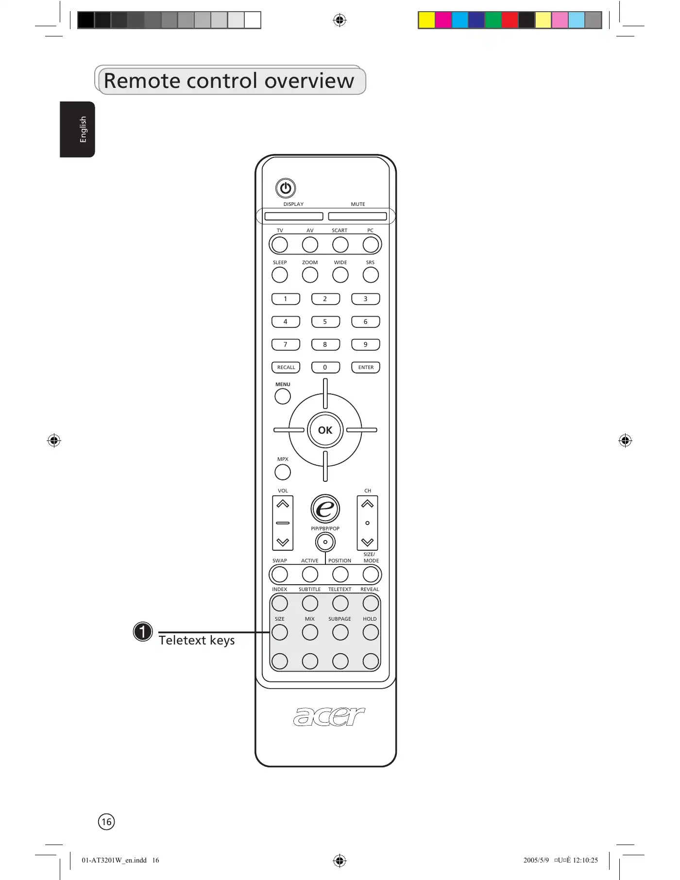 Acer AT3201W User Manual Manual pdf 16 page image
