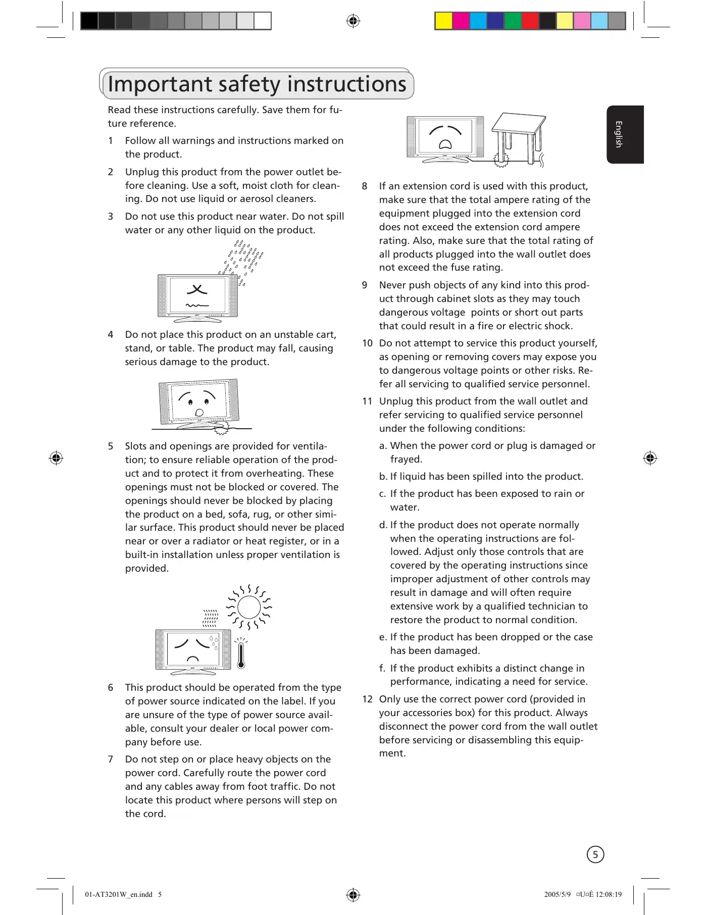 Acer AT3201W User Manual Manual pdf 5 page image