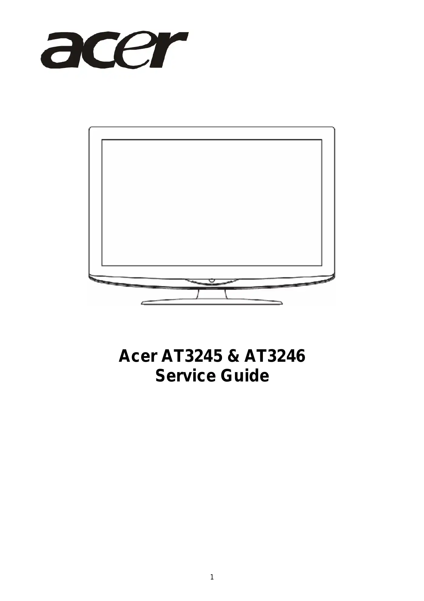 Acer AT3245 Service Manual Manual pdf 1 page image