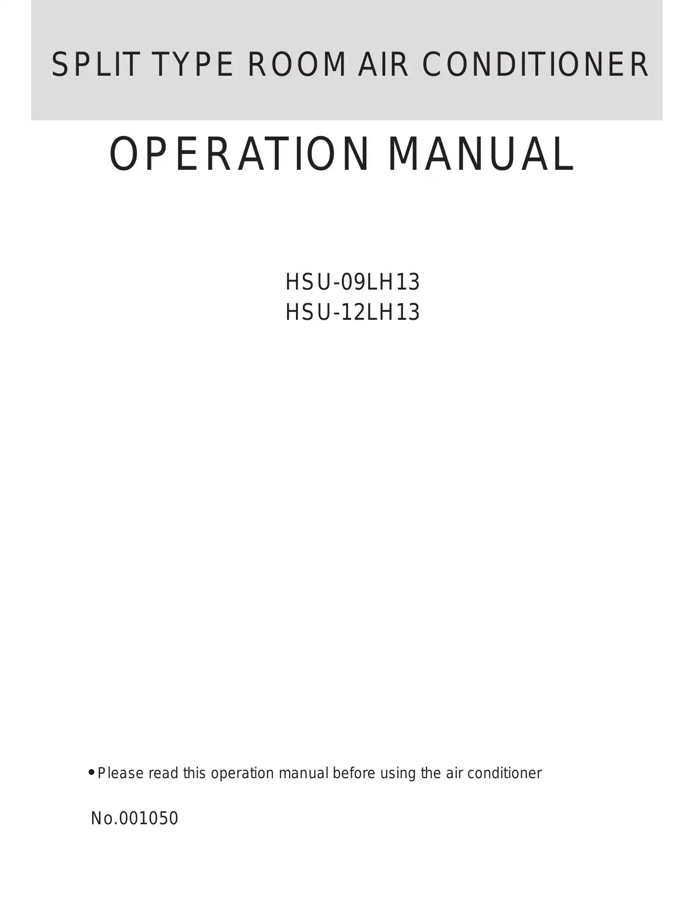 Haier 1050 Operation Manual Manual pdf 1 page image