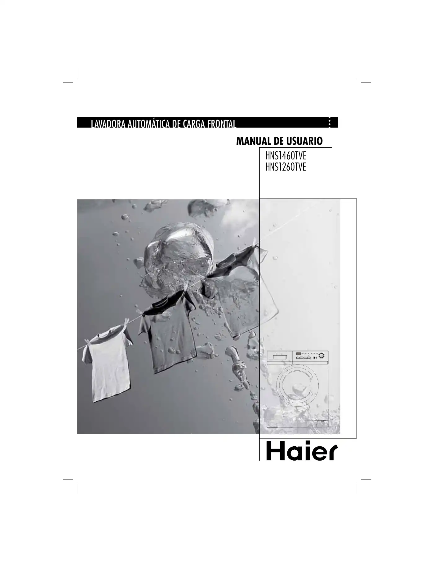 Haier HNS1460TVE Manual De Usuario Manual pdf 1 page image