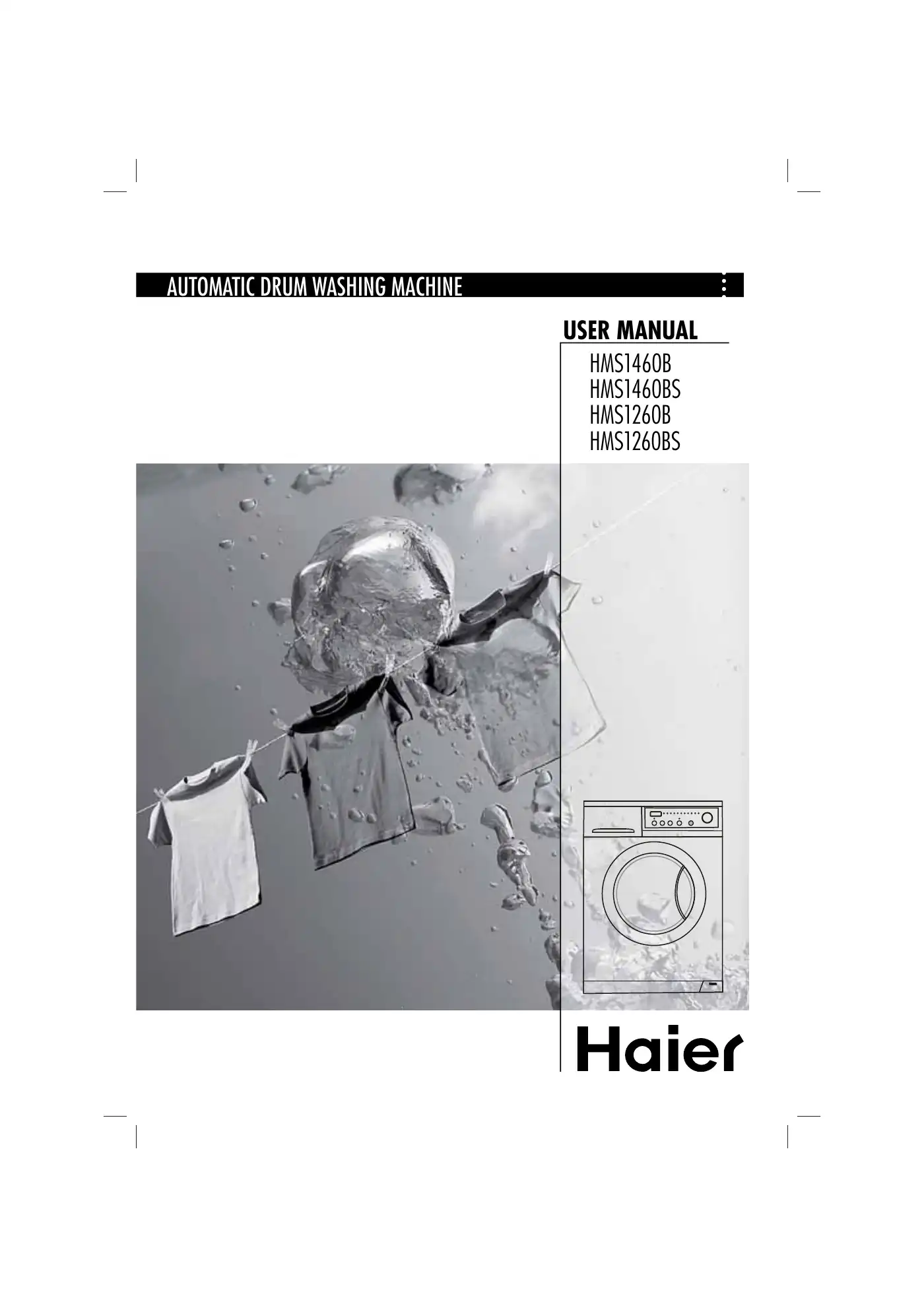 Haier HMS1460B User Manual Manual pdf 1 page image
