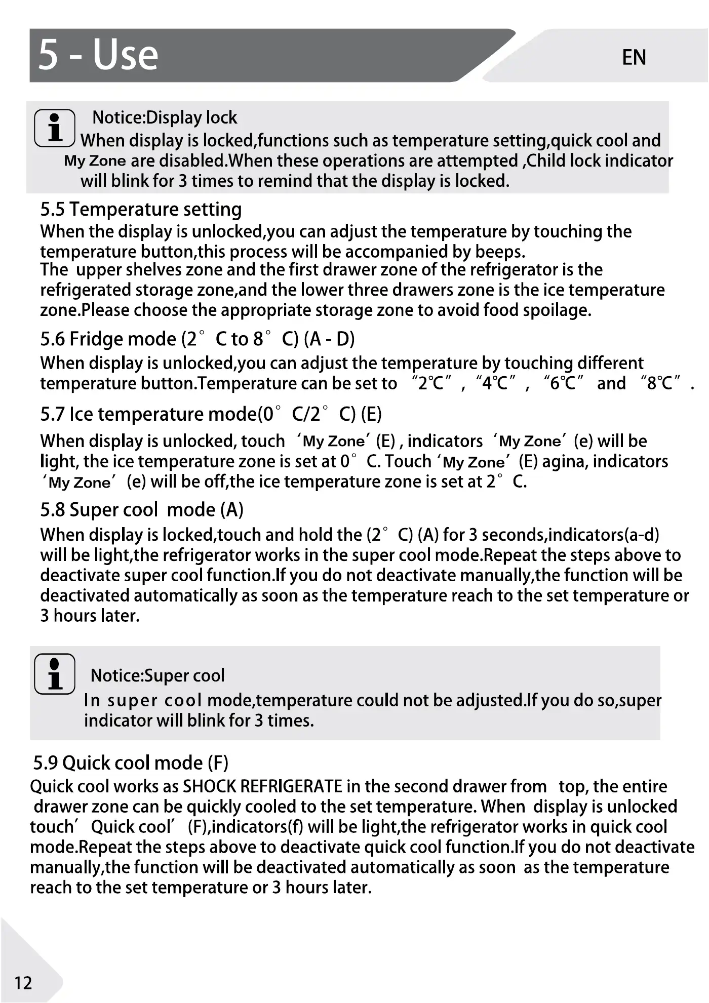 Haier 1D 60 7 Series User Manual Manual pdf 12 page image
