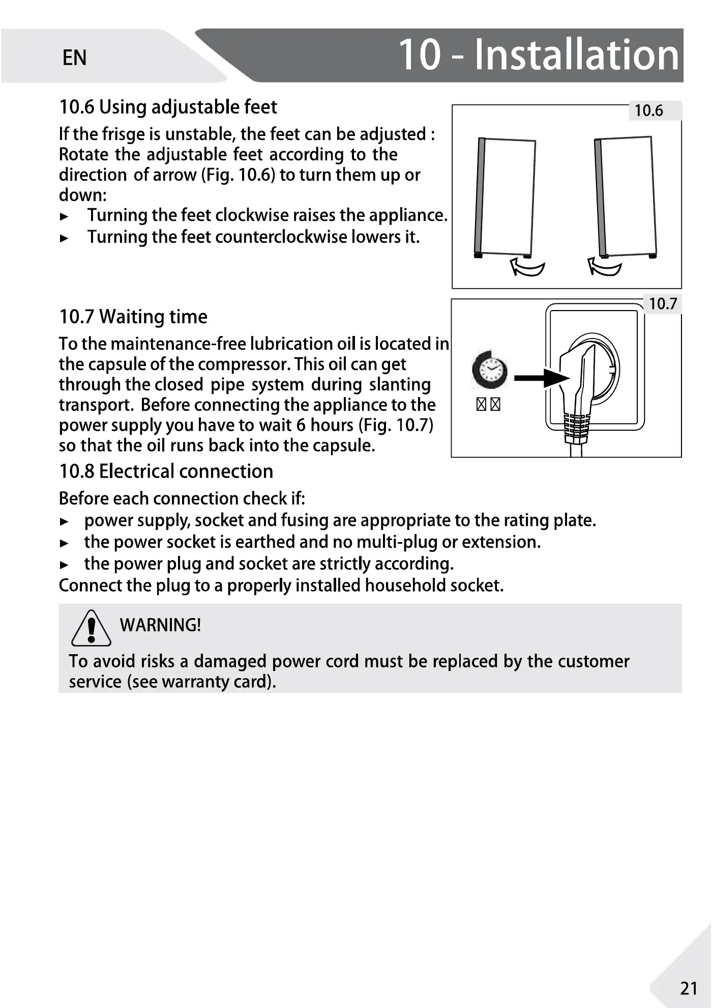 Haier 1D 60 7 Series User Manual Manual pdf 21 page image