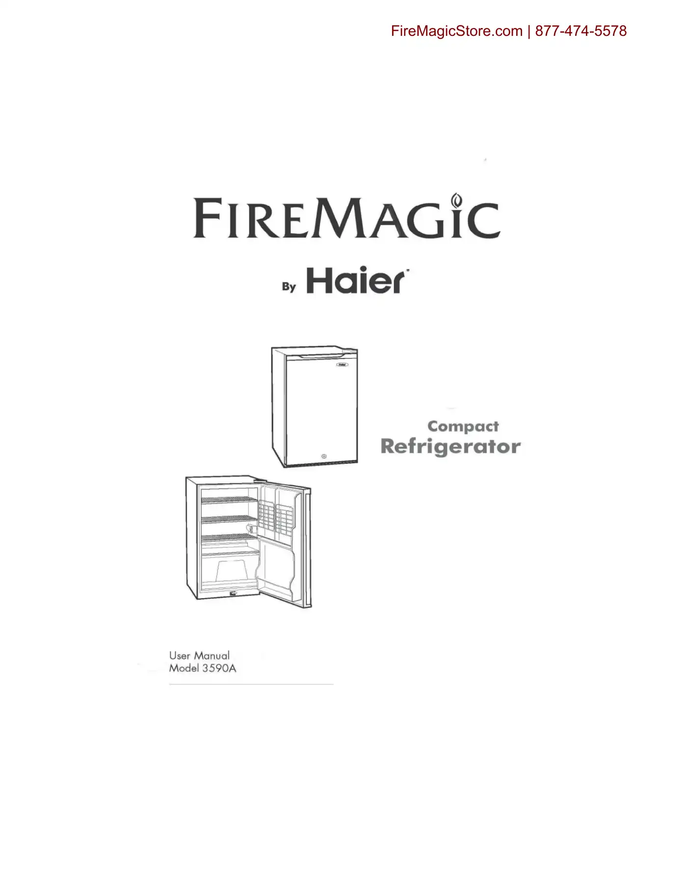 Haier 3590A User Manual Manual pdf 1 page image