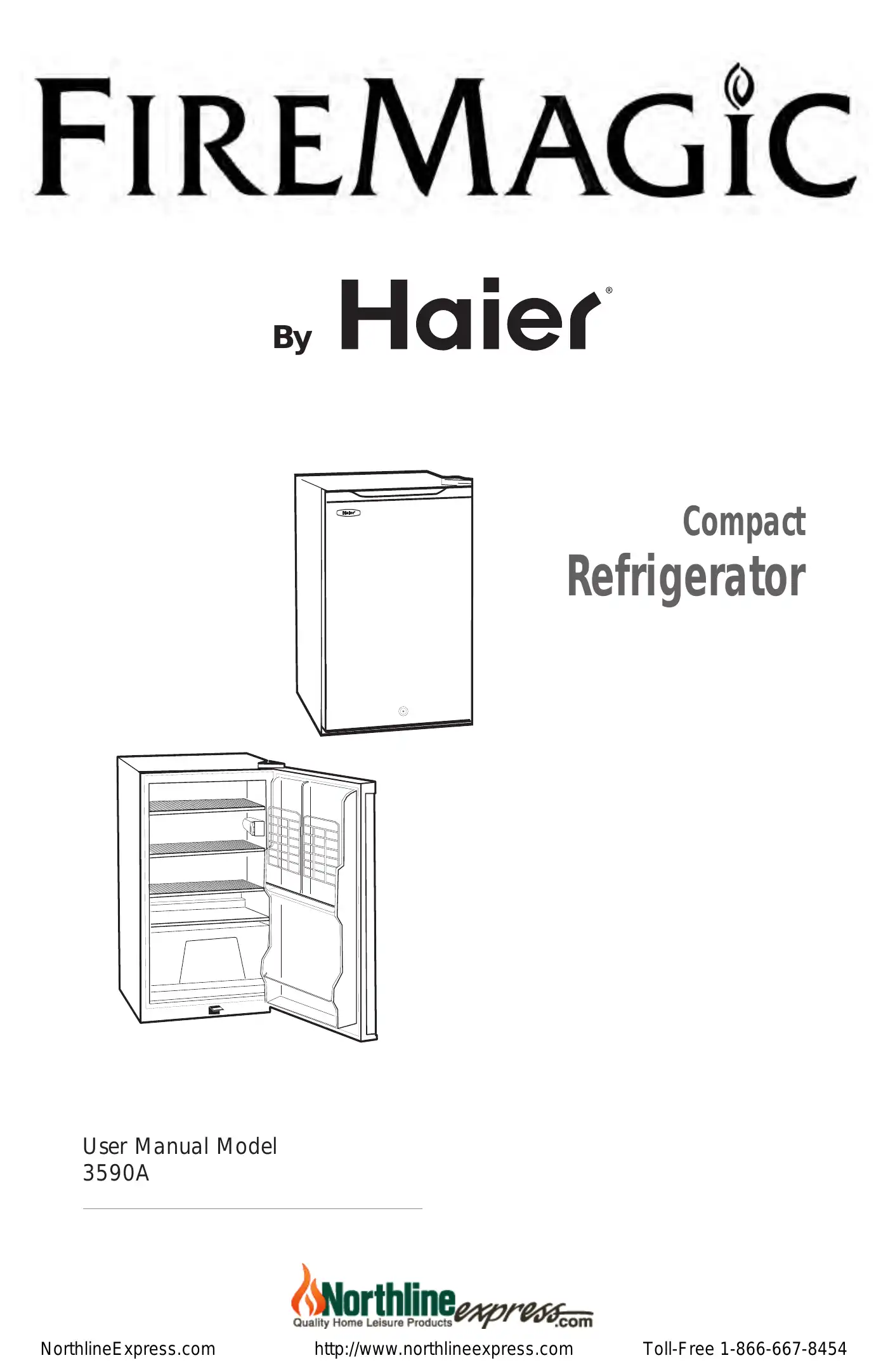 Haier FireMagic 3590A User Manual Manual pdf 1 page image