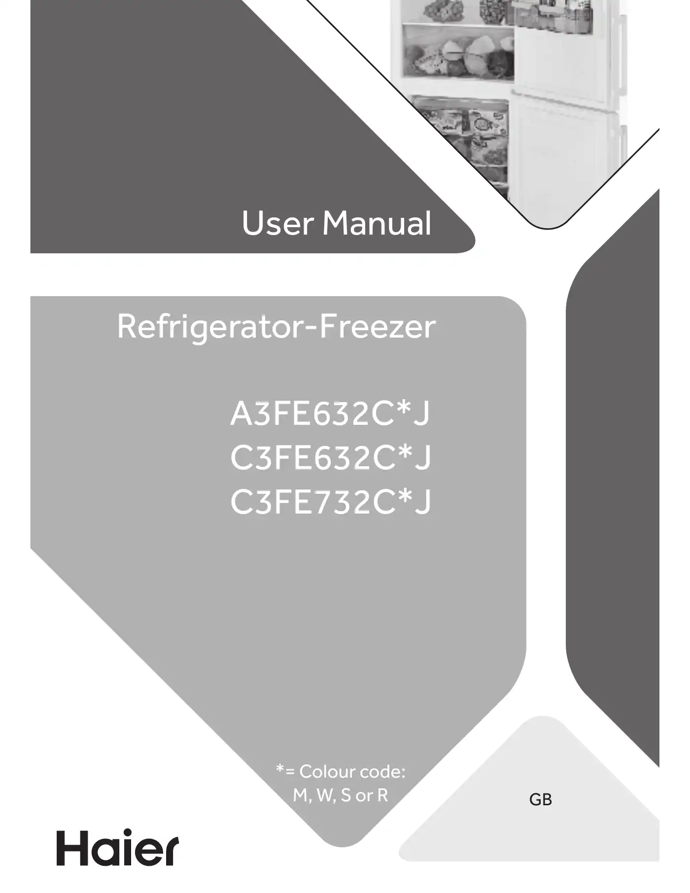 Haier A3FE632C*J series User Manual Manual pdf 1 page image