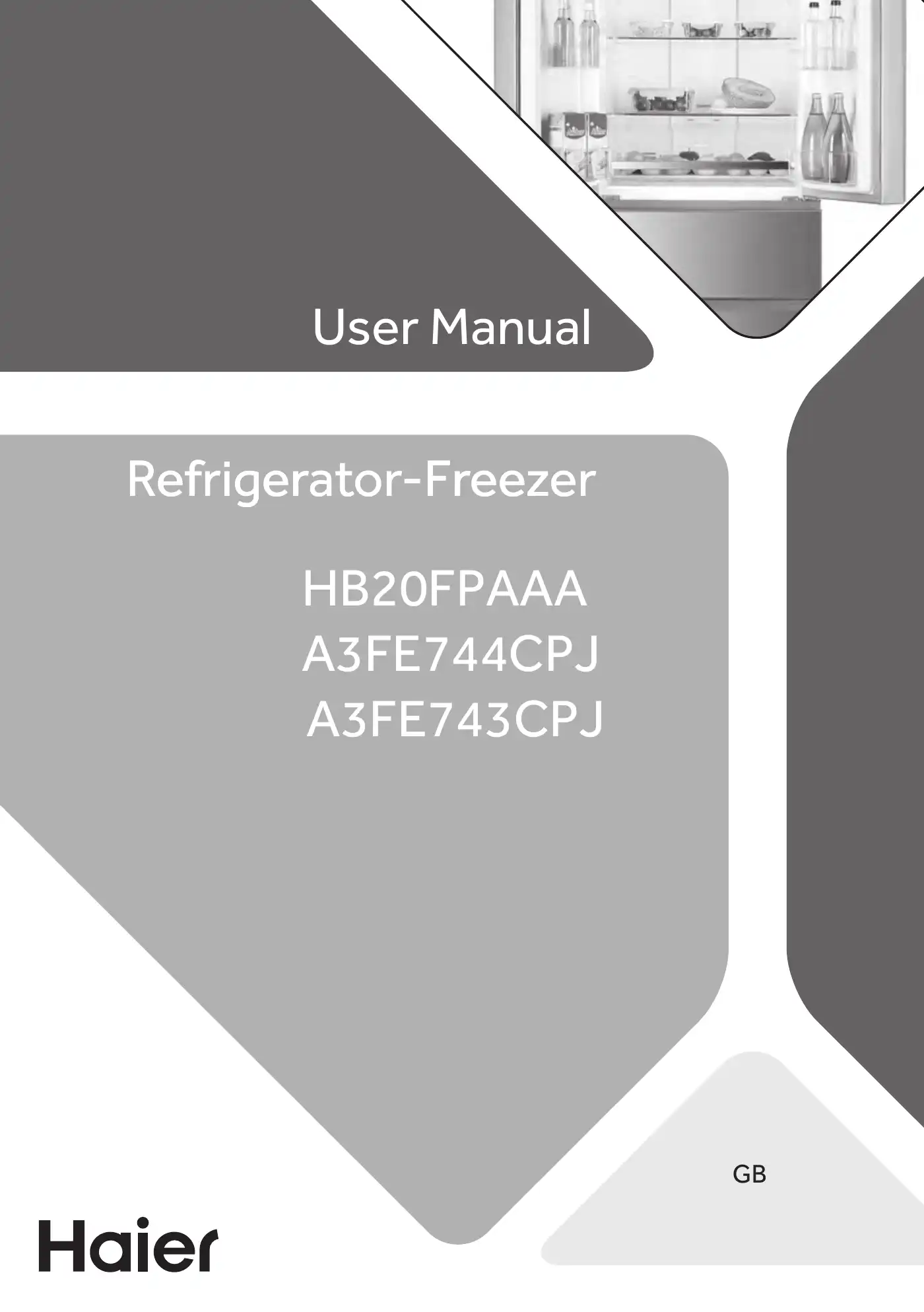Haier HB20FPAAA User Manual Manual pdf 1 page image