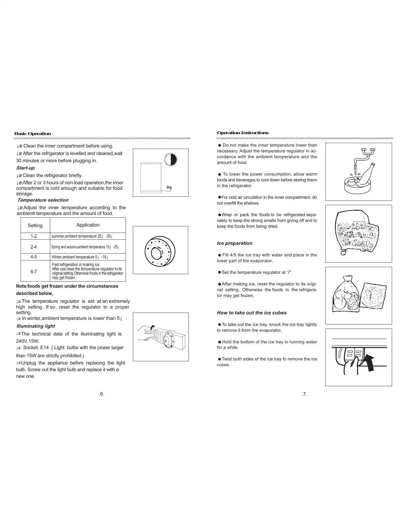 Haier AR91 Operating Instructions Manual Manual pdf 1 page image