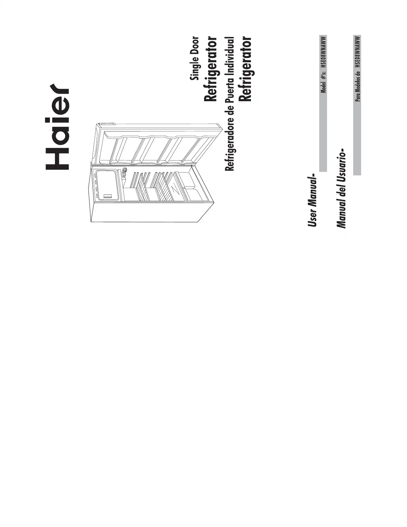 Haier HSE08WNAWW User Manual Manual pdf 1 page image