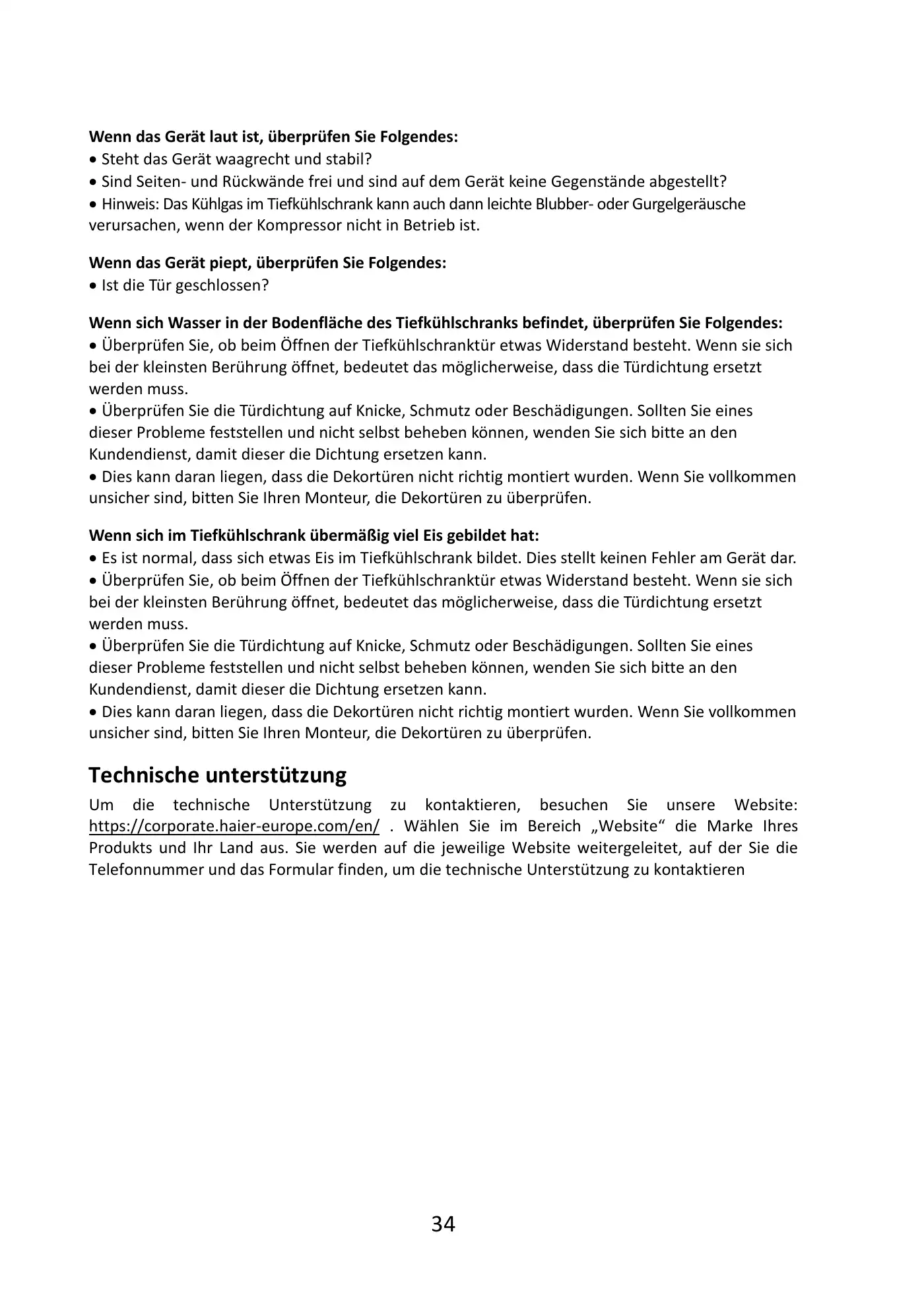 Haier BI SD 177 User Manual Manual pdf 17 page image