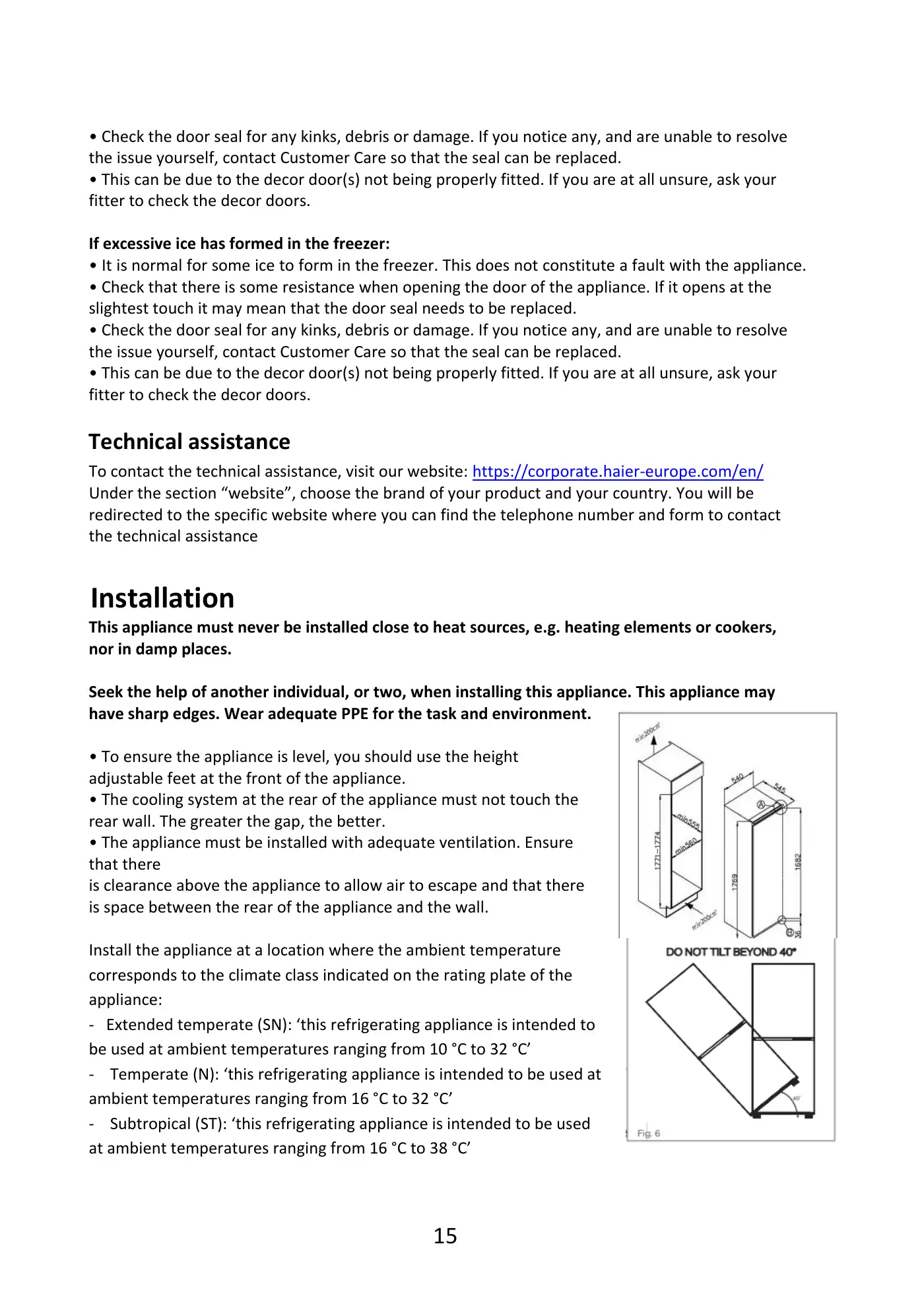 Haier BI SD 177 User Manual Manual pdf 36 page image