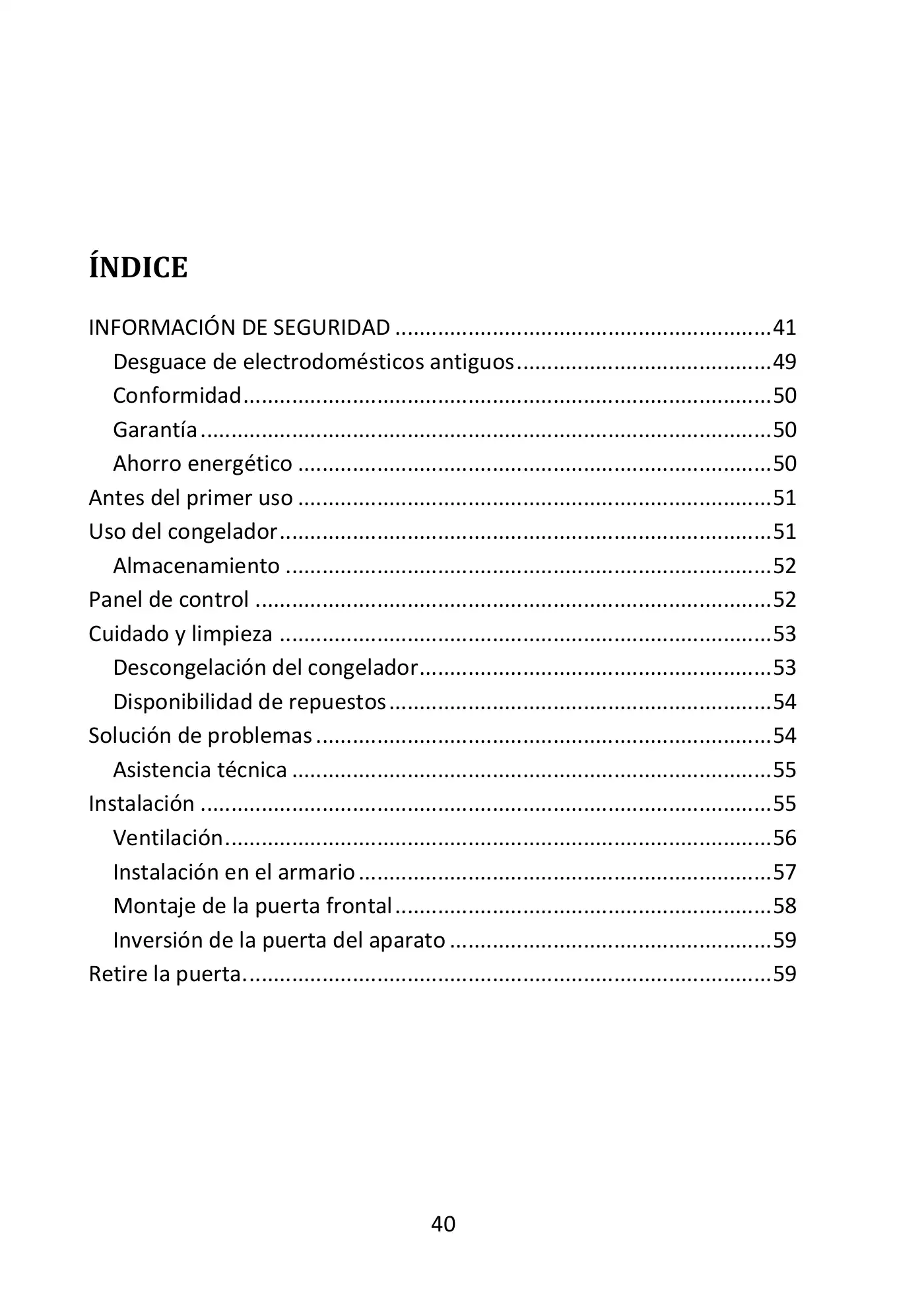 Haier BI SD 177 User Manual Manual pdf 41 page image