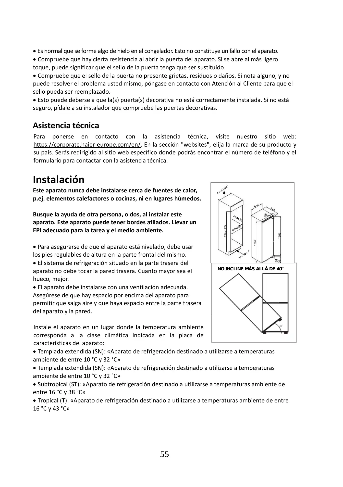Haier BI SD 177 User Manual Manual pdf 56 page image