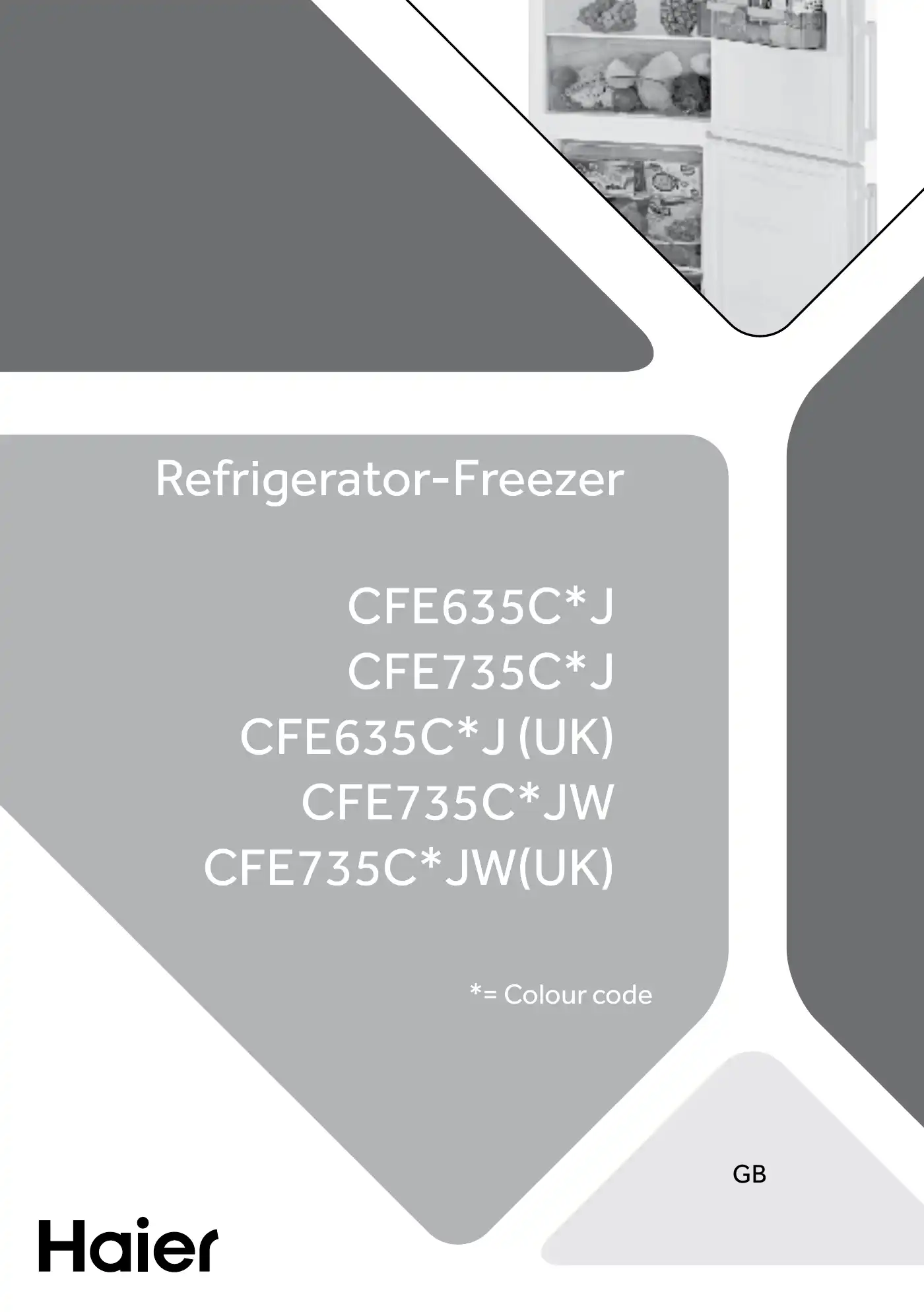 Haier CFE635C J Series Manual Manual pdf 1 page image