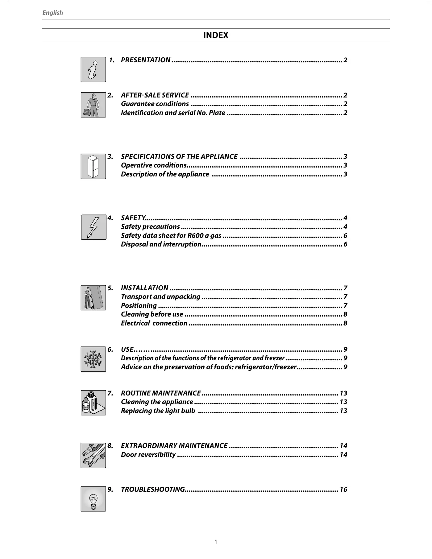 Haier CSM SERIES Instructions For Use Manual Manual pdf 18 page image