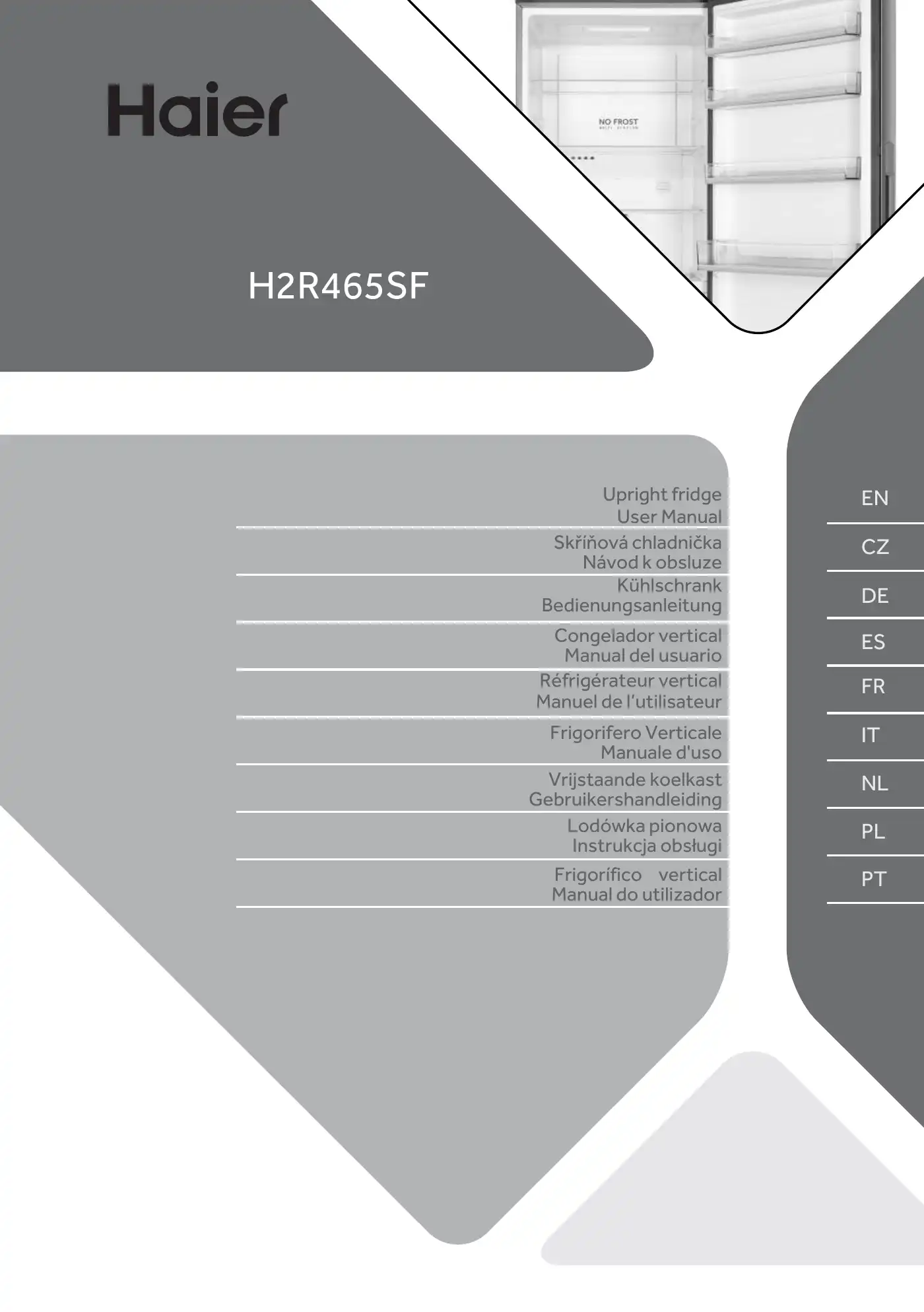 Haier H2R465SF User Manual Manual pdf 1 page image
