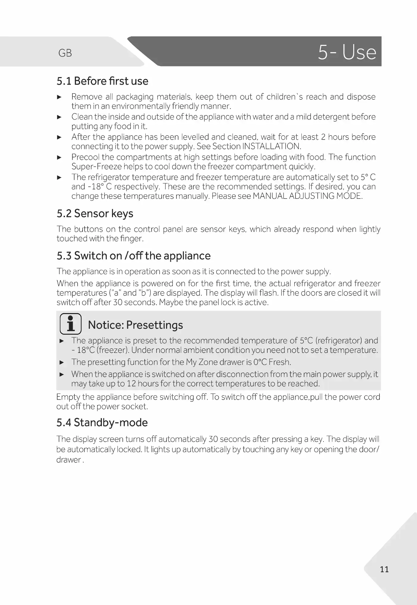 Haier HB16FMAA User Manual Manual pdf 11 page image