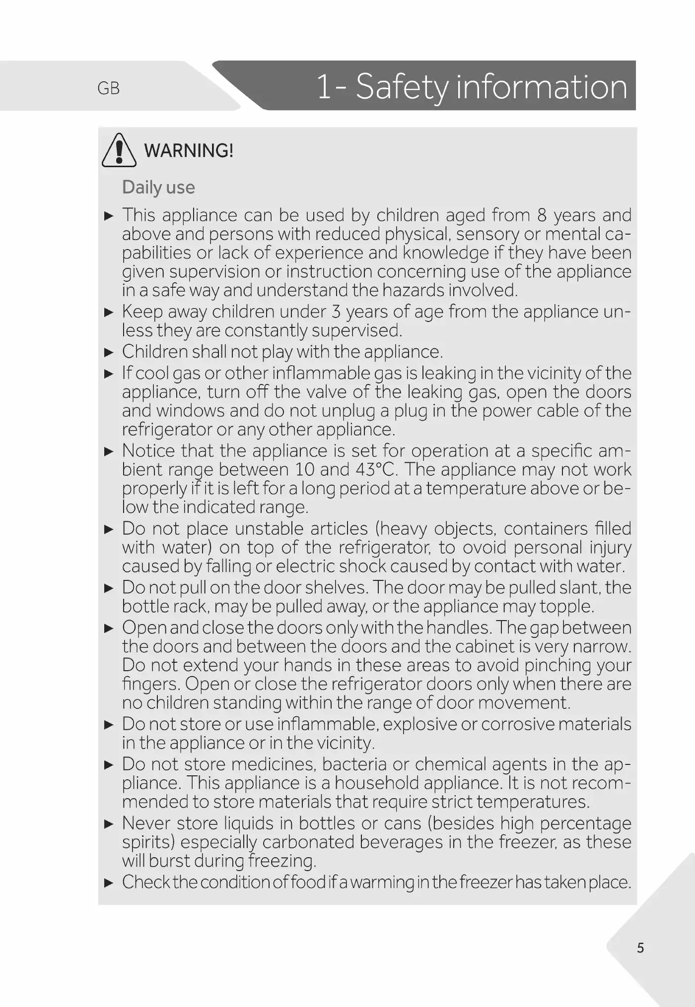 Haier HB16FMAA User Manual Manual pdf 5 page image