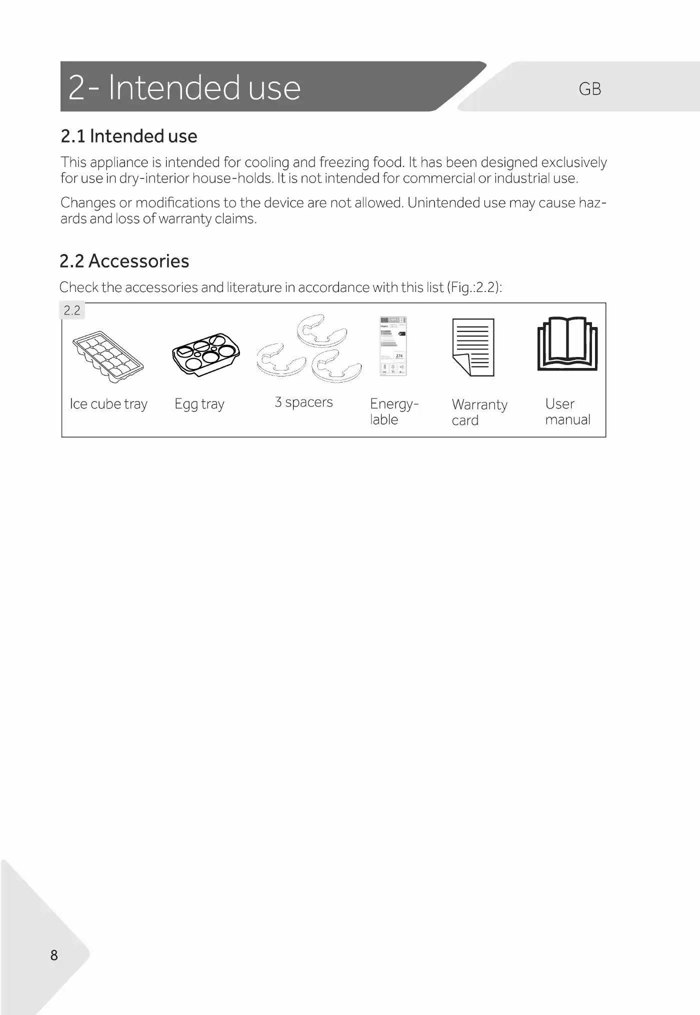 Haier HB16FMAA User Manual Manual pdf 8 page image