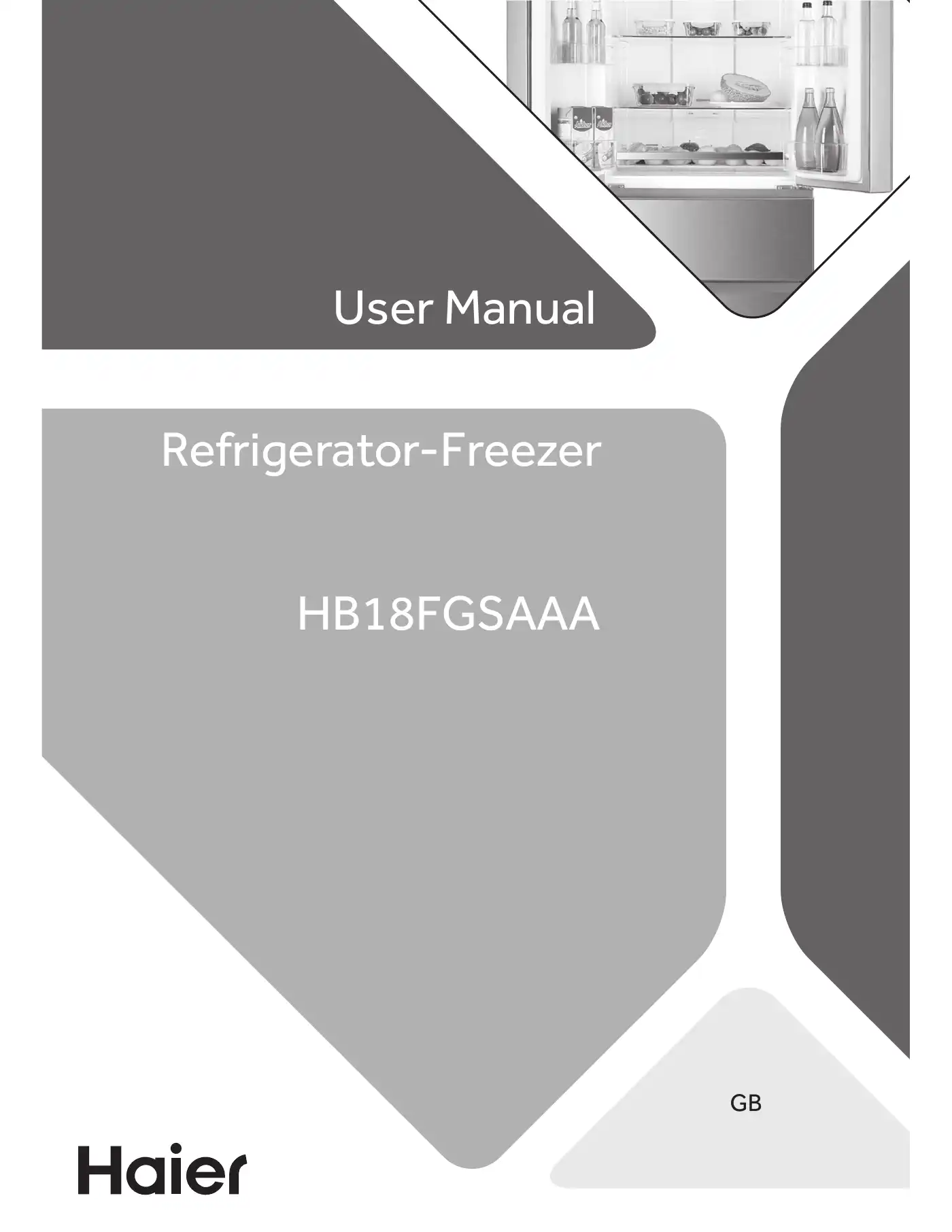 Haier HB18FGSAAA User Manual Manual pdf 1 page image