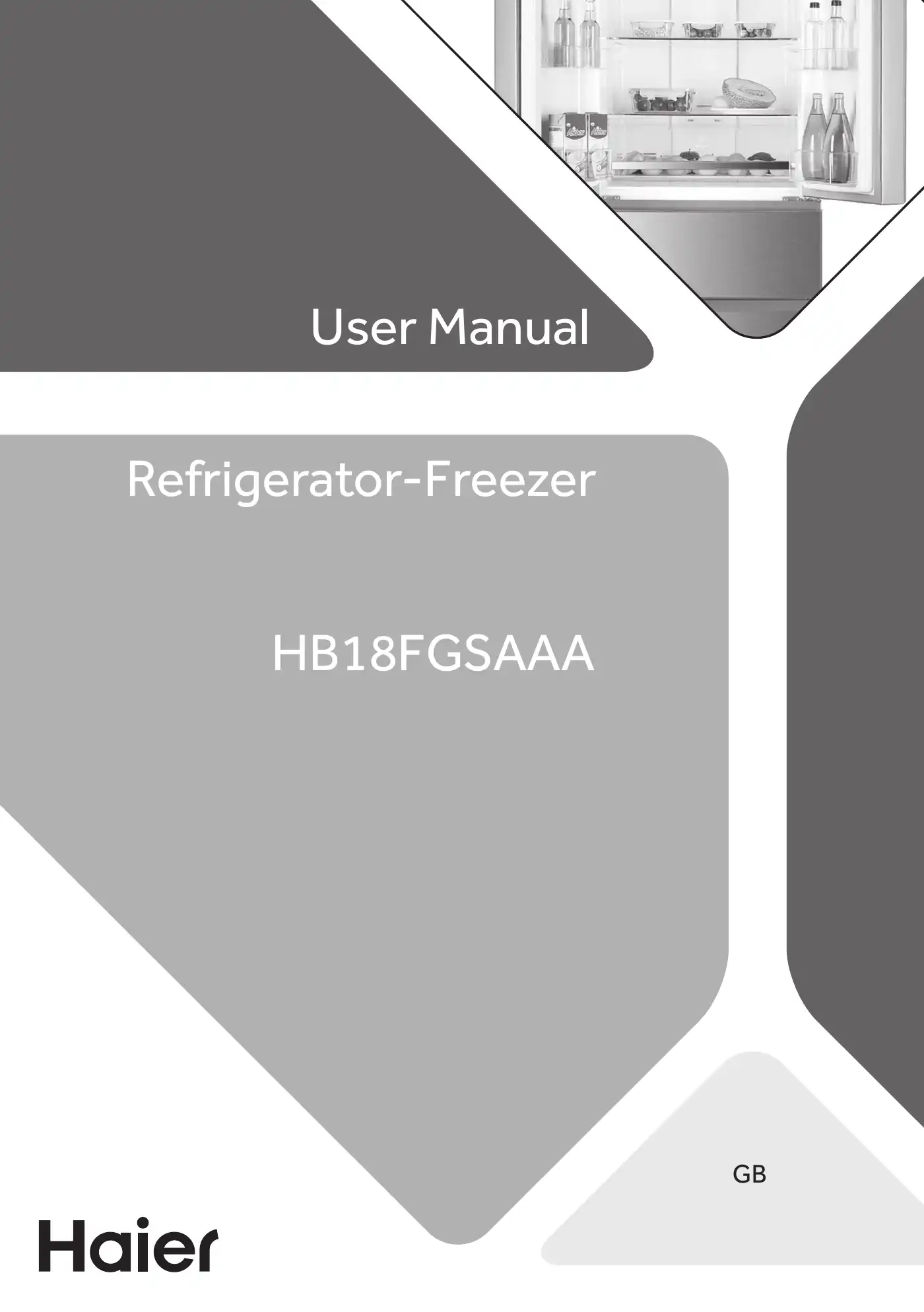 Haier HB18FGSAAA User Manual Manual pdf 1 page image