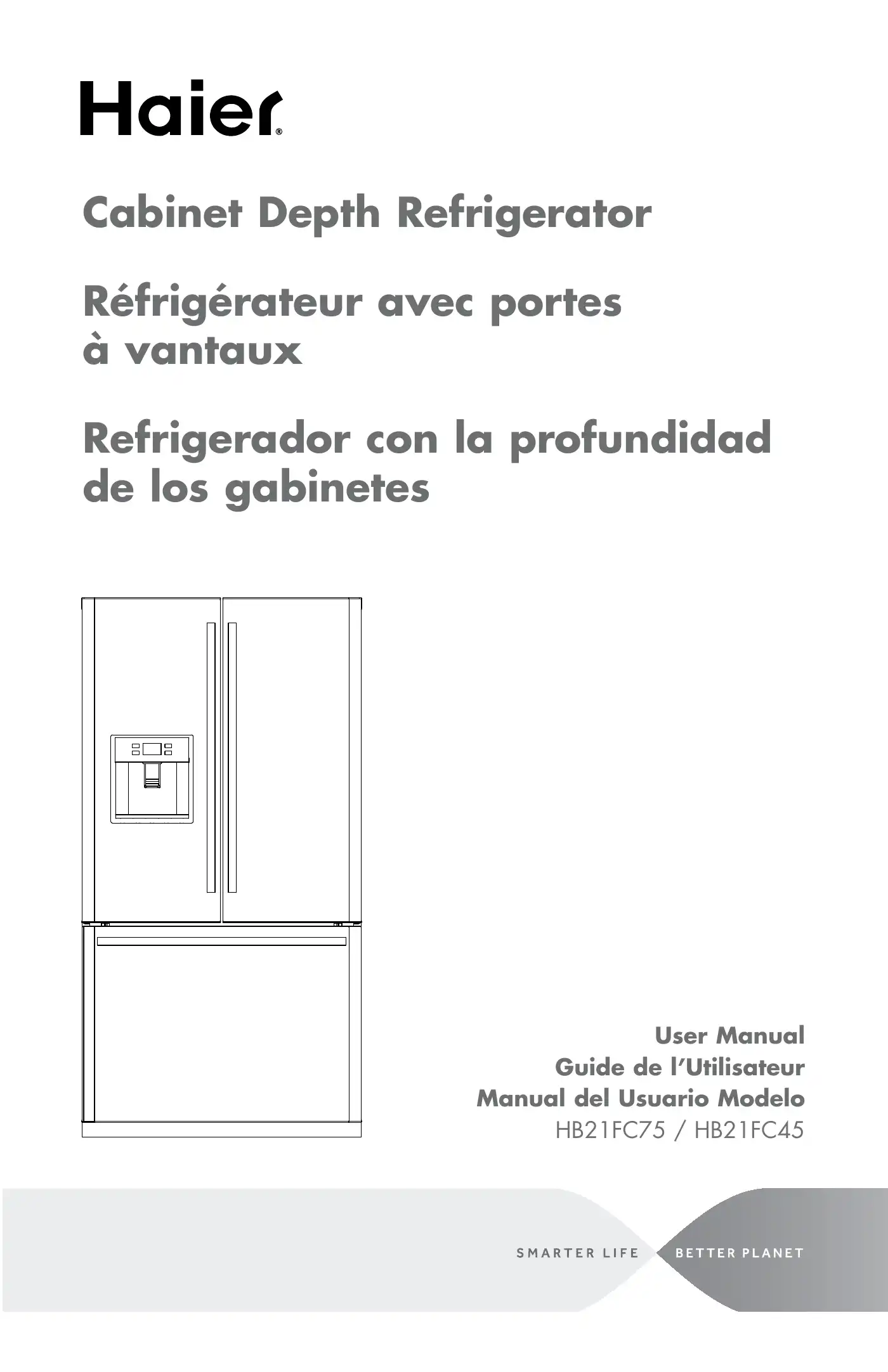 Haier HB21FC75 User Manual Manual pdf 1 page image