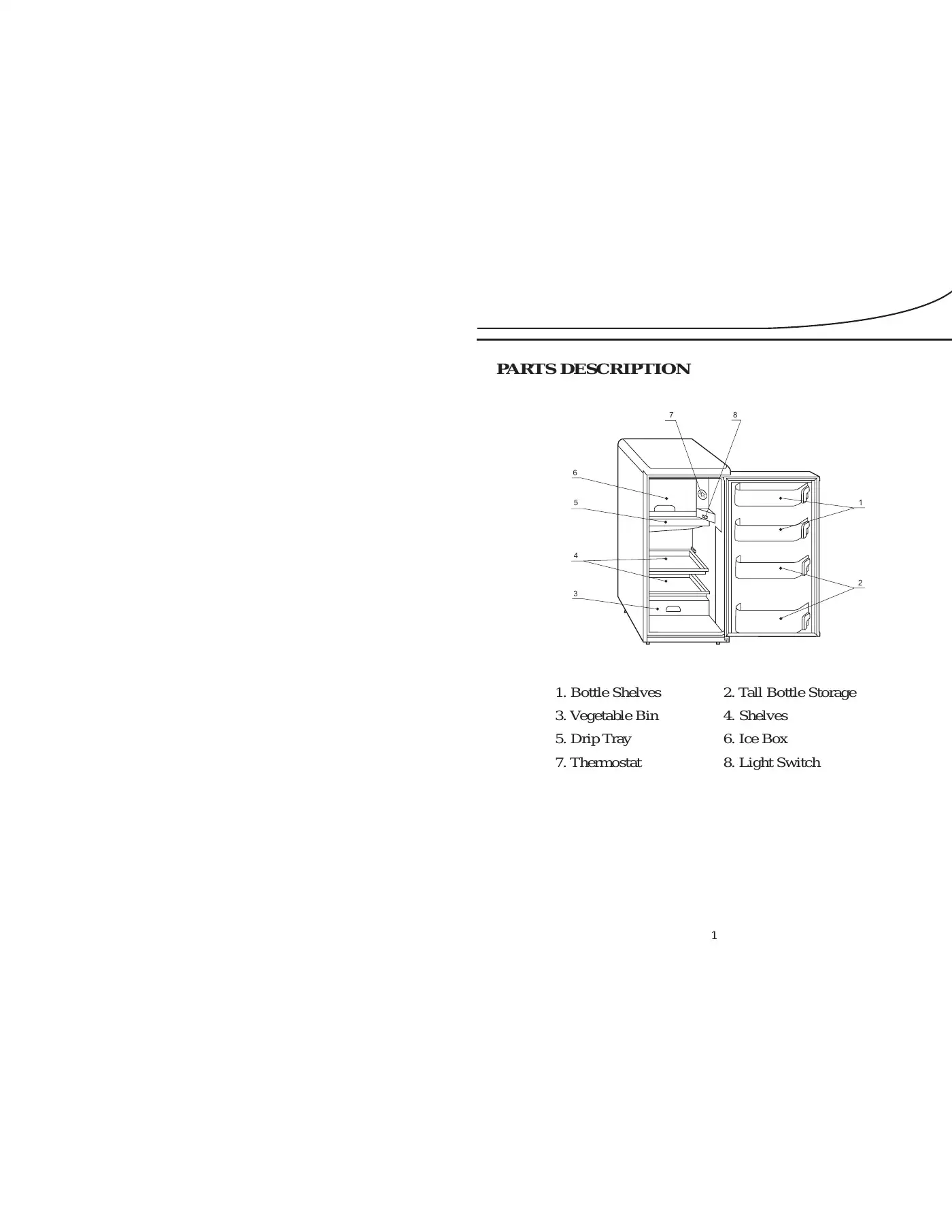 Haier HBF165 Operating Instructions Manual Manual pdf 2 page image