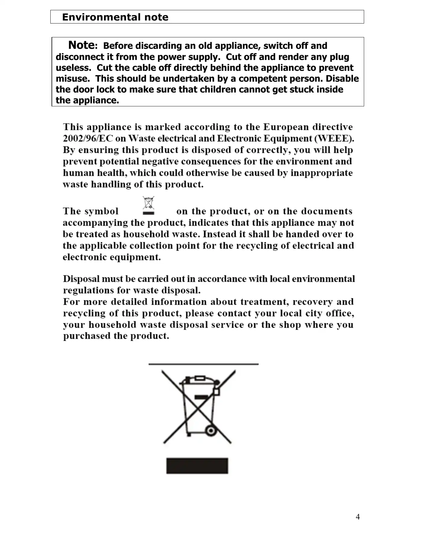 Haier HBR-1301AA User Manual Manual pdf 4 page image