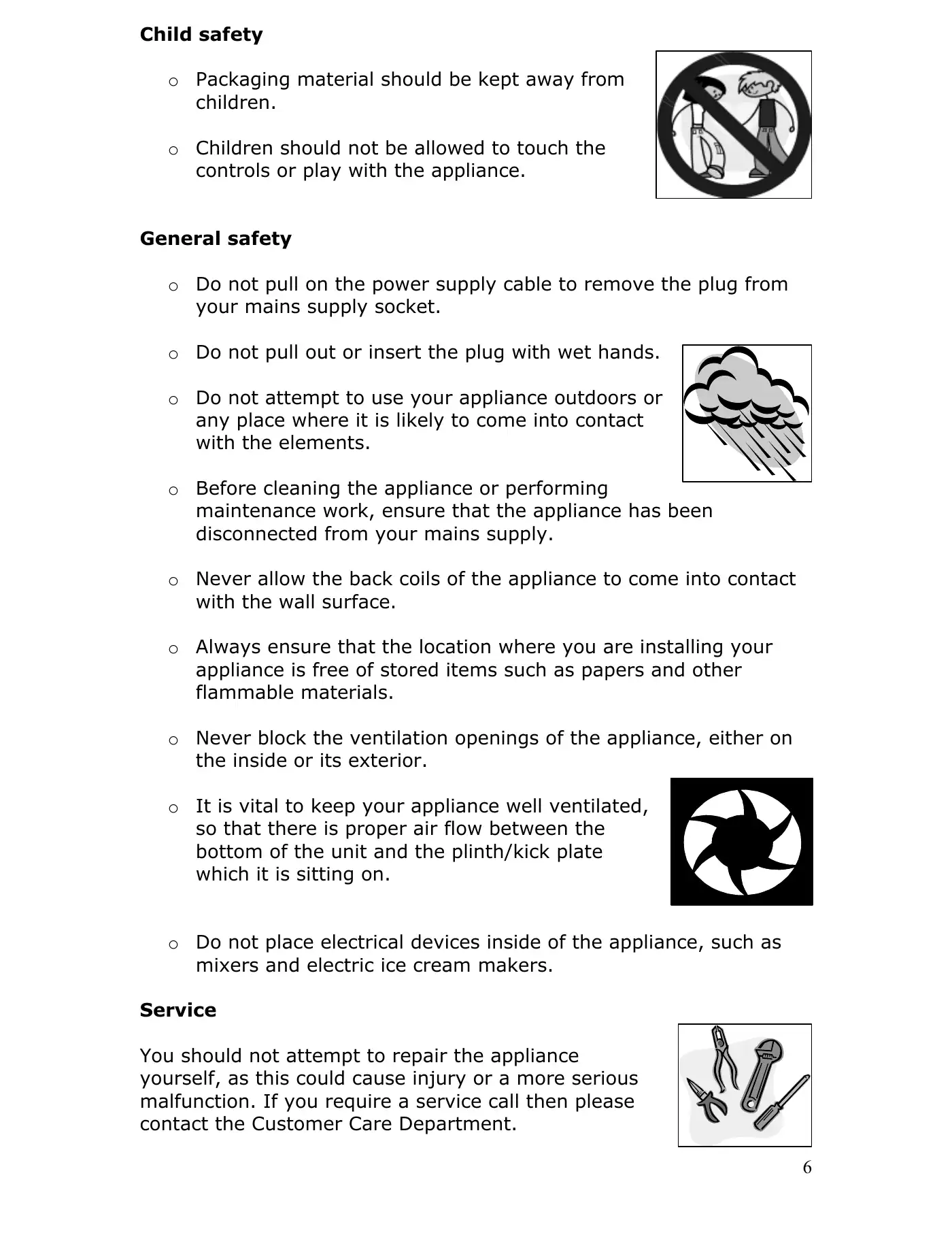 Haier HBR-1301AA User Manual Manual pdf 6 page image