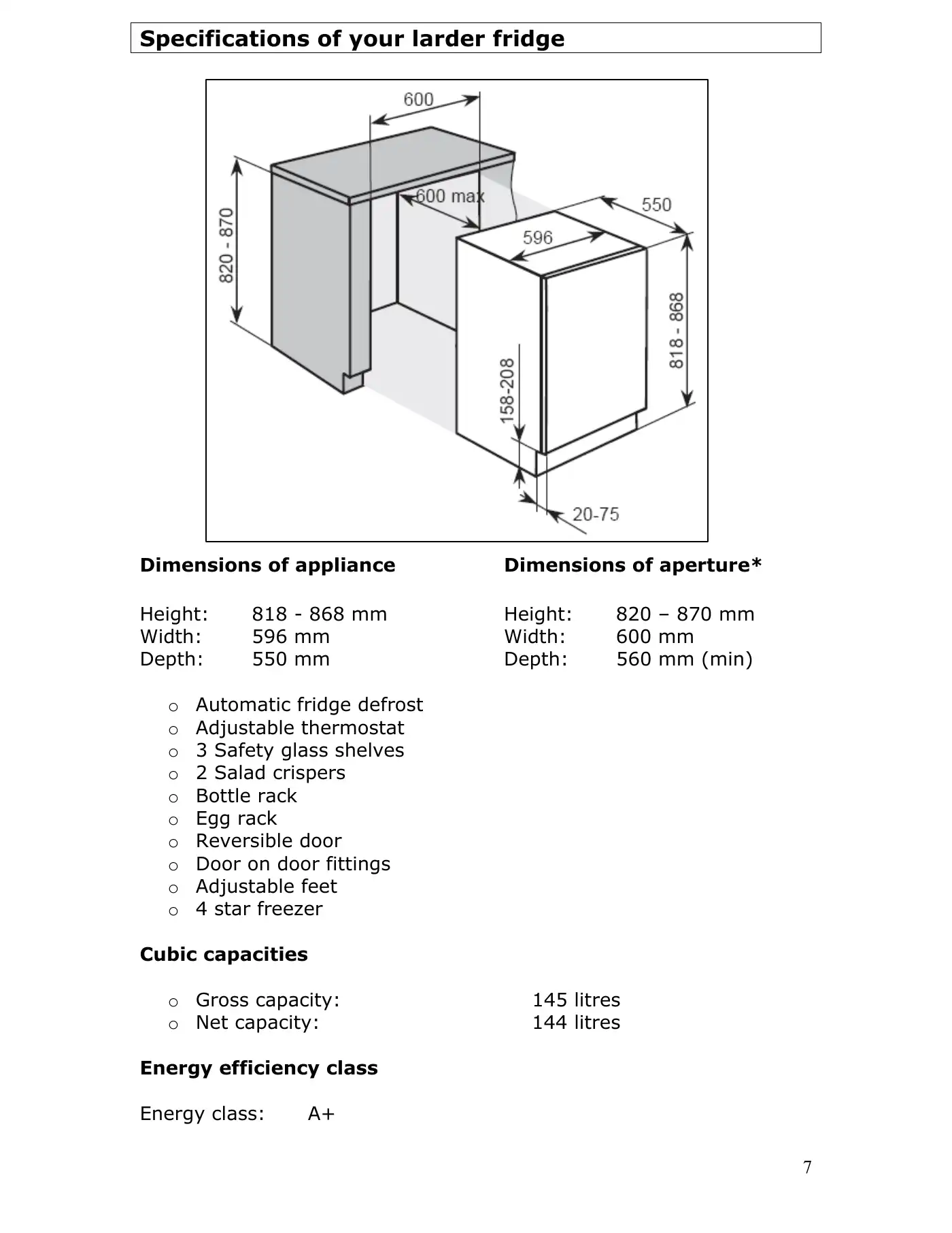 Haier HBR-1301AA User Manual Manual pdf 7 page image