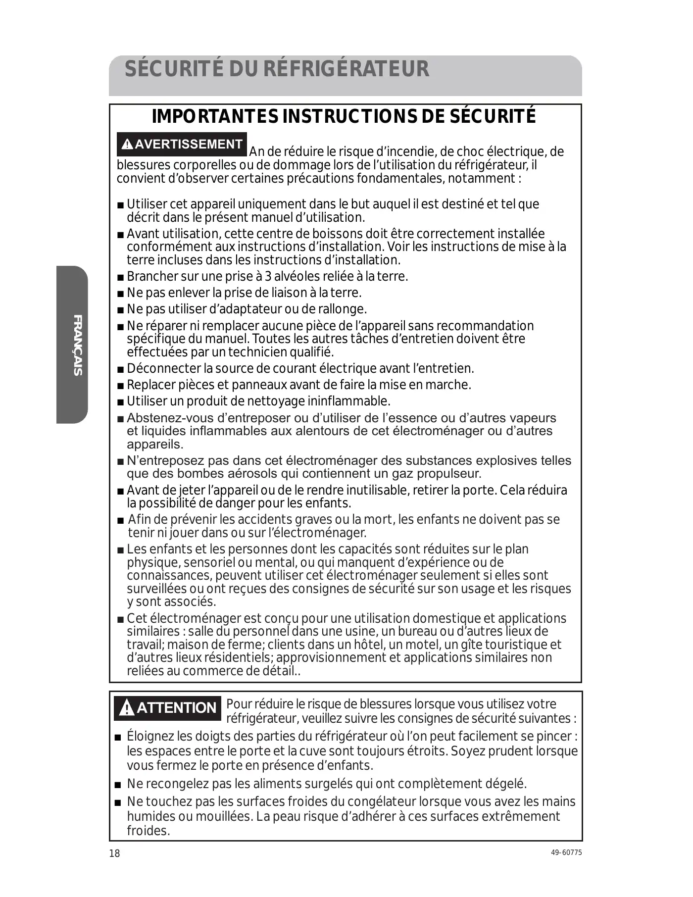 Haier HC17SF15RB User Manual Manual pdf 18 page image
