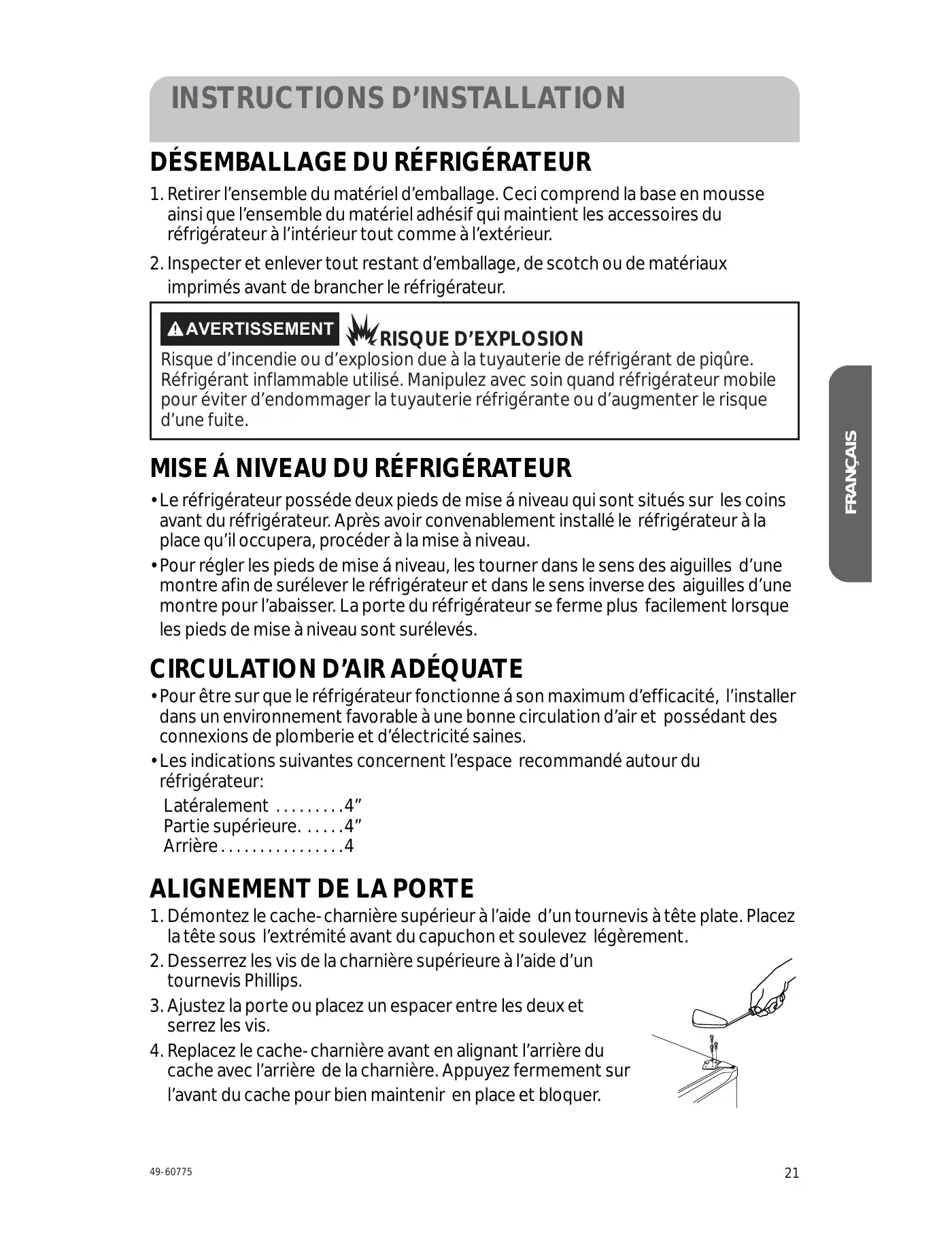 Haier HC17SF15RB User Manual Manual pdf 21 page image