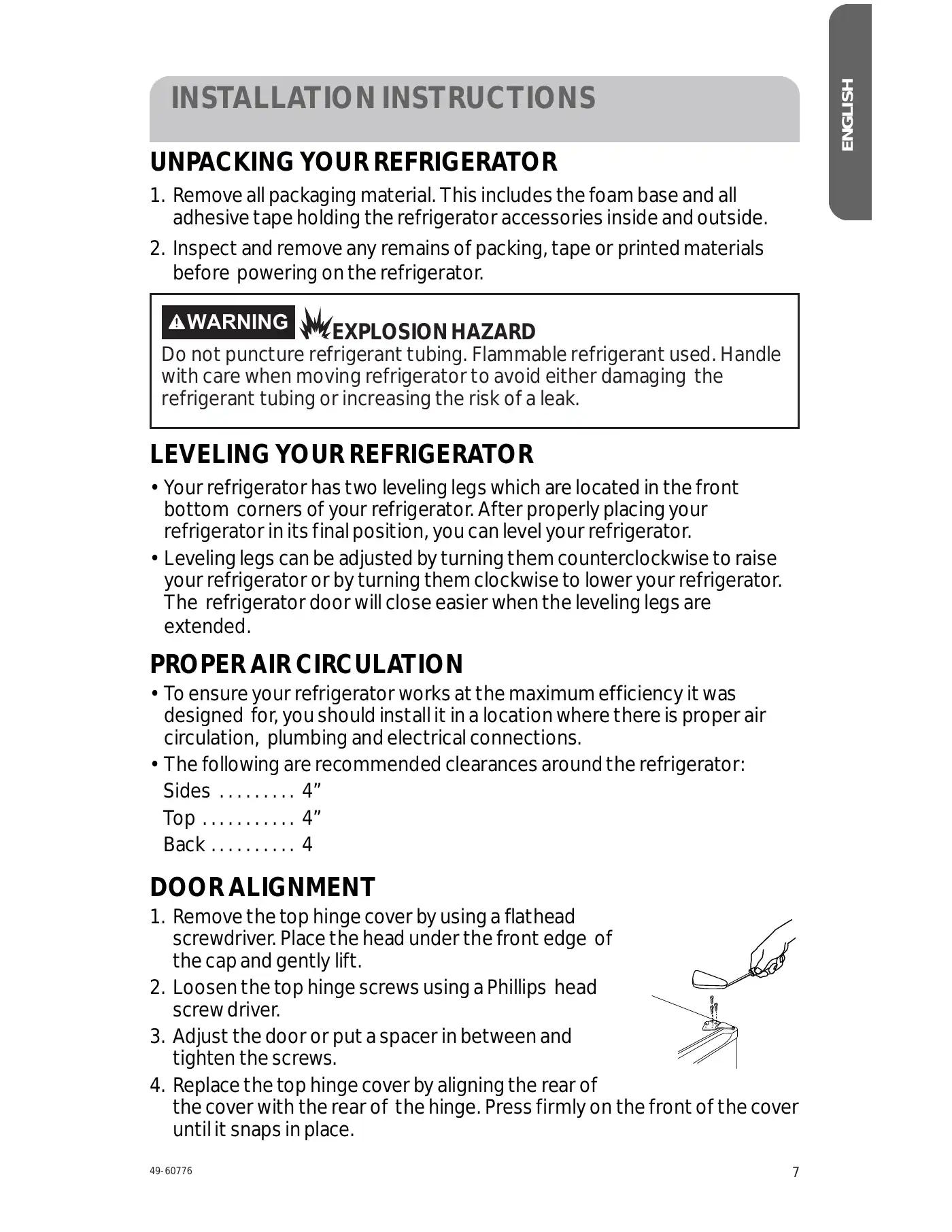 Haier HC17SF15RB User Manual Manual pdf 7 page image