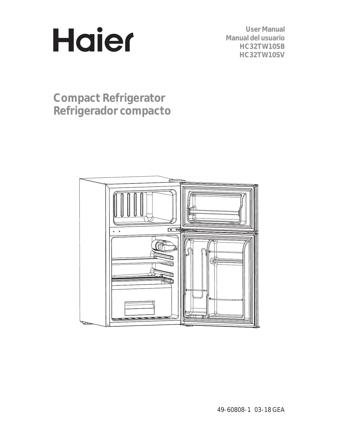 Haier HC32TW10SV User Manual Manual pdf 1 page image