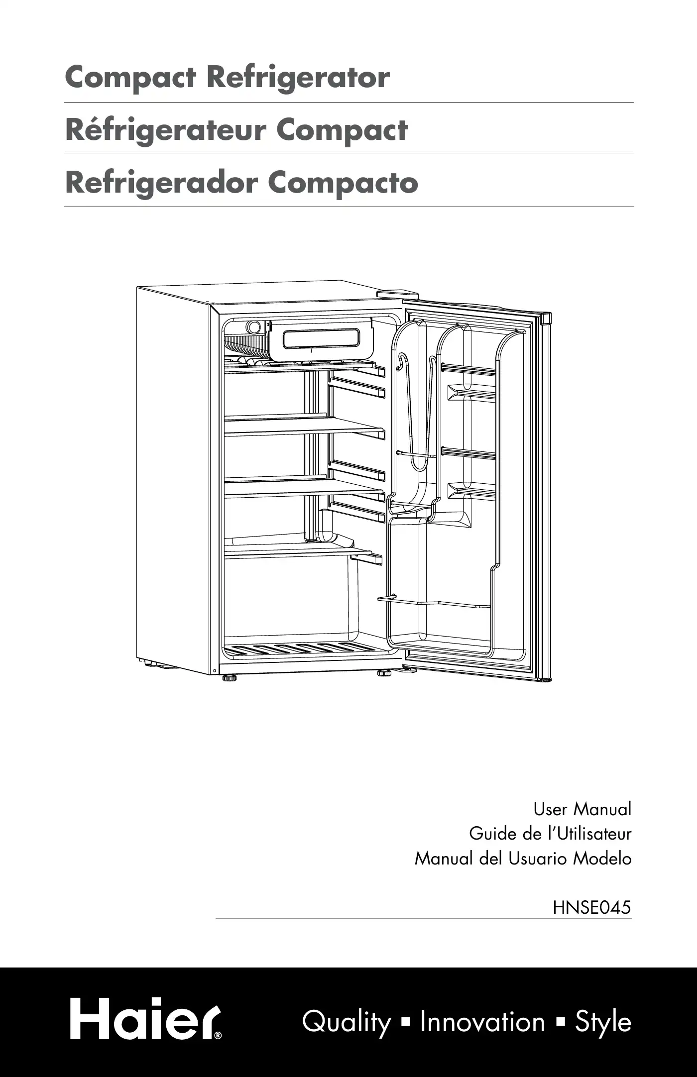 Haier HNSE045 User Manual Manual pdf 1 page image