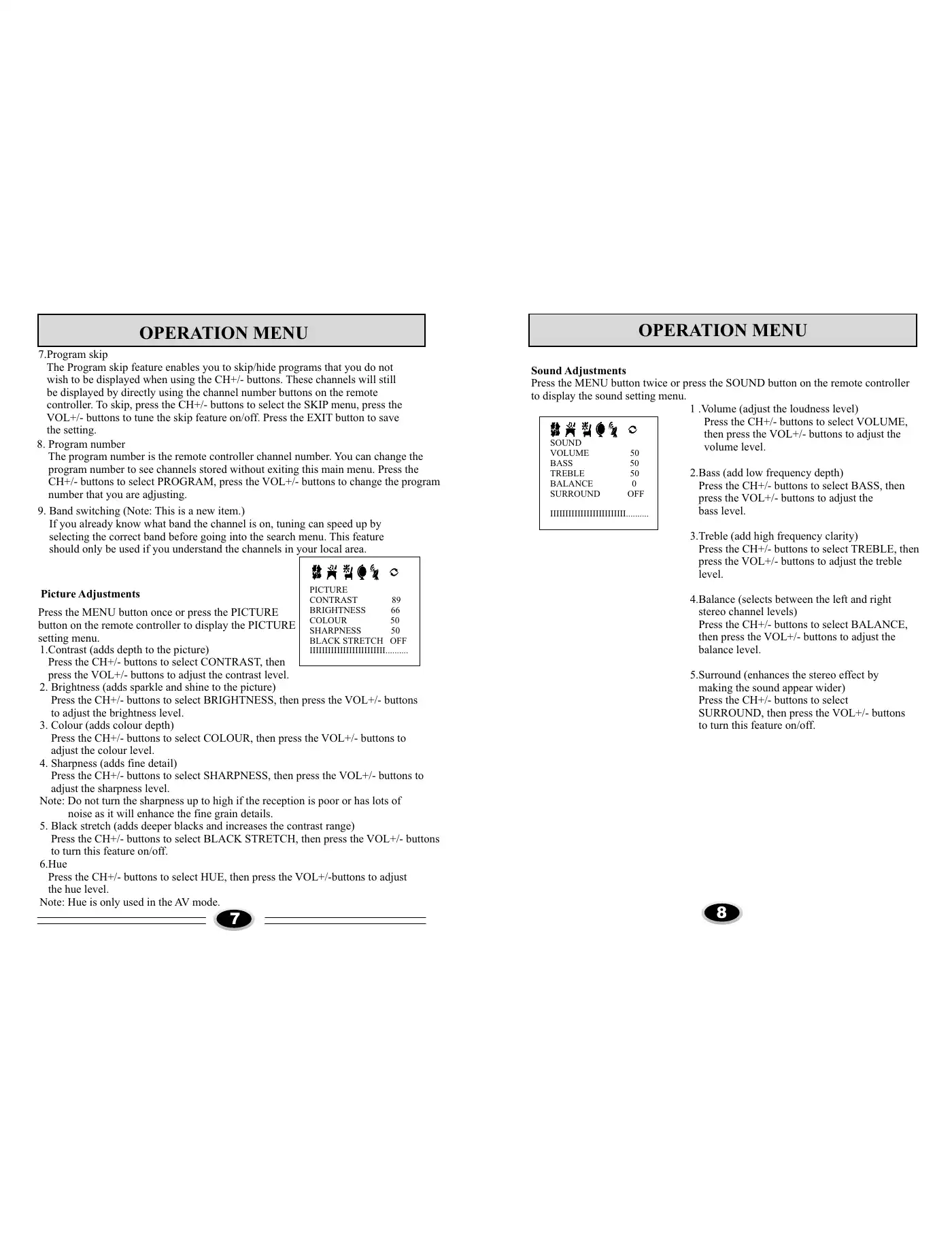 Haier 29T7A Operation Instructions Manual Manual pdf 6 page image