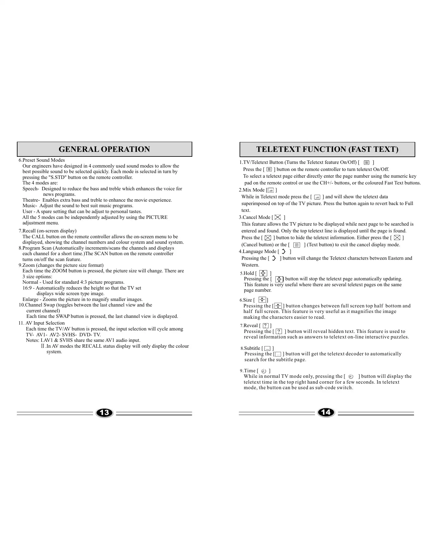 Haier 29T7A Operation Instructions Manual Manual pdf 9 page image