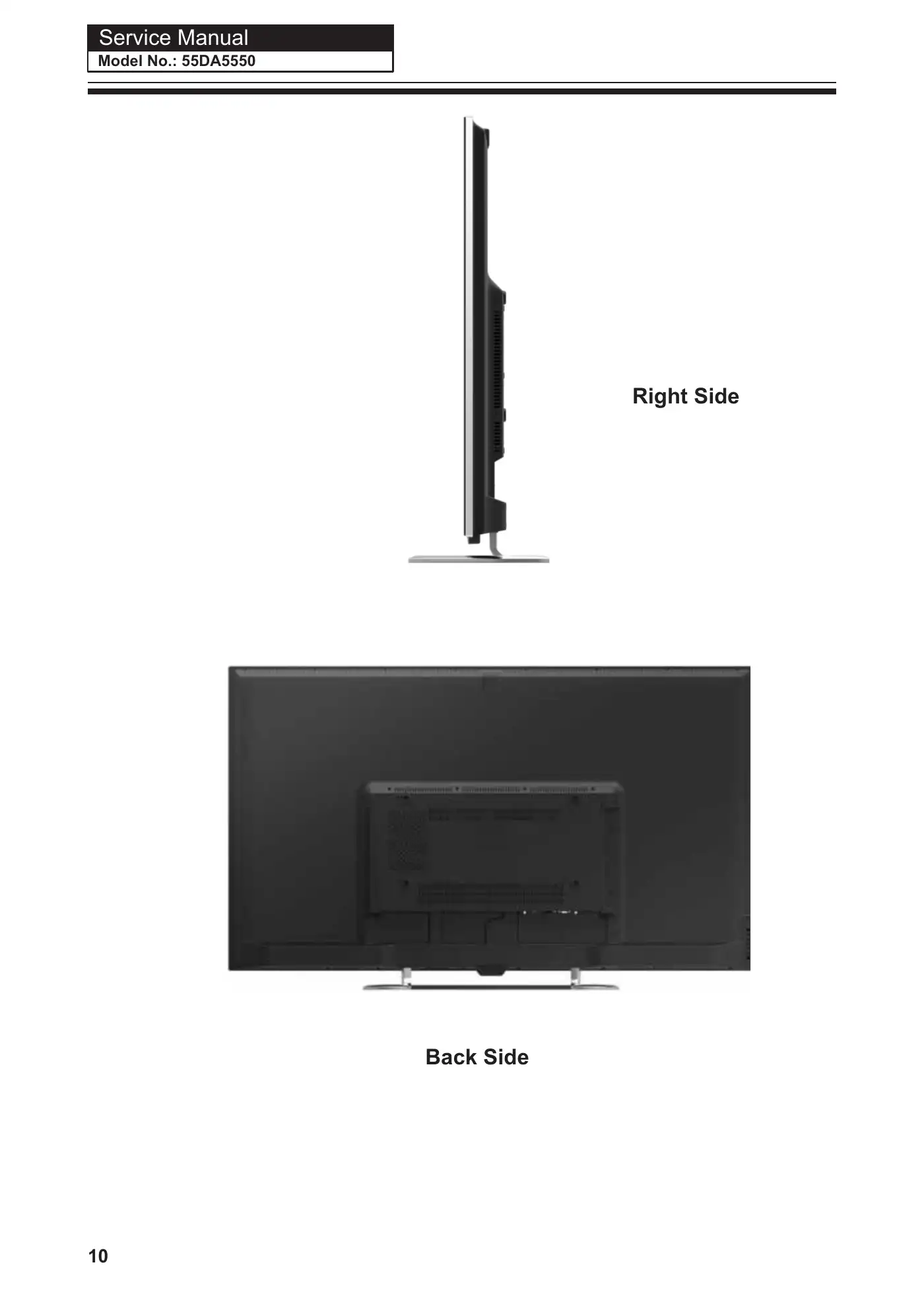 Haier 55DA5550 Service Manual Manual pdf 11 page image